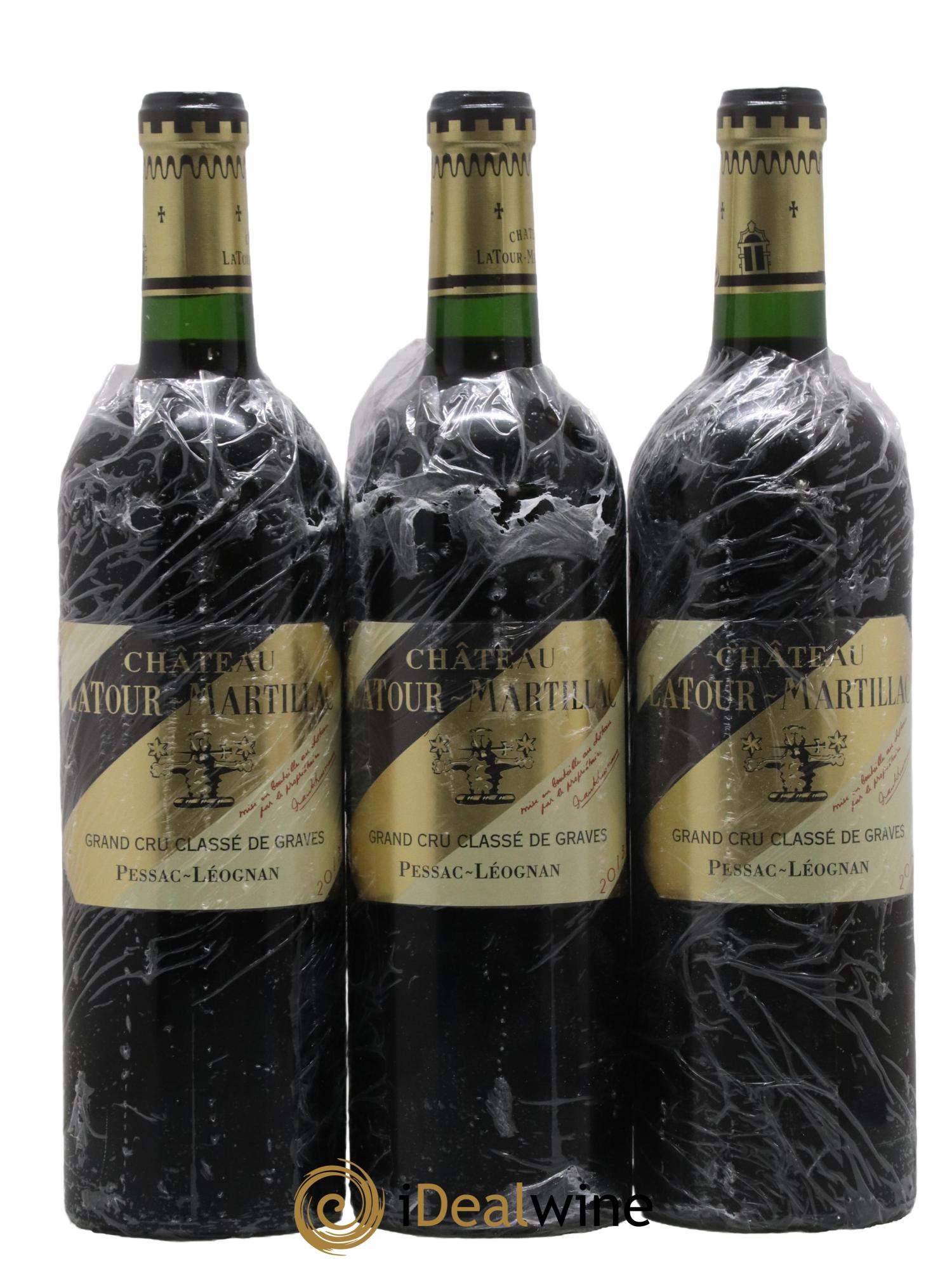 Château Latour-Martillac Cru Classé de Graves 2013 - Lot de 3 bouteilles - 0