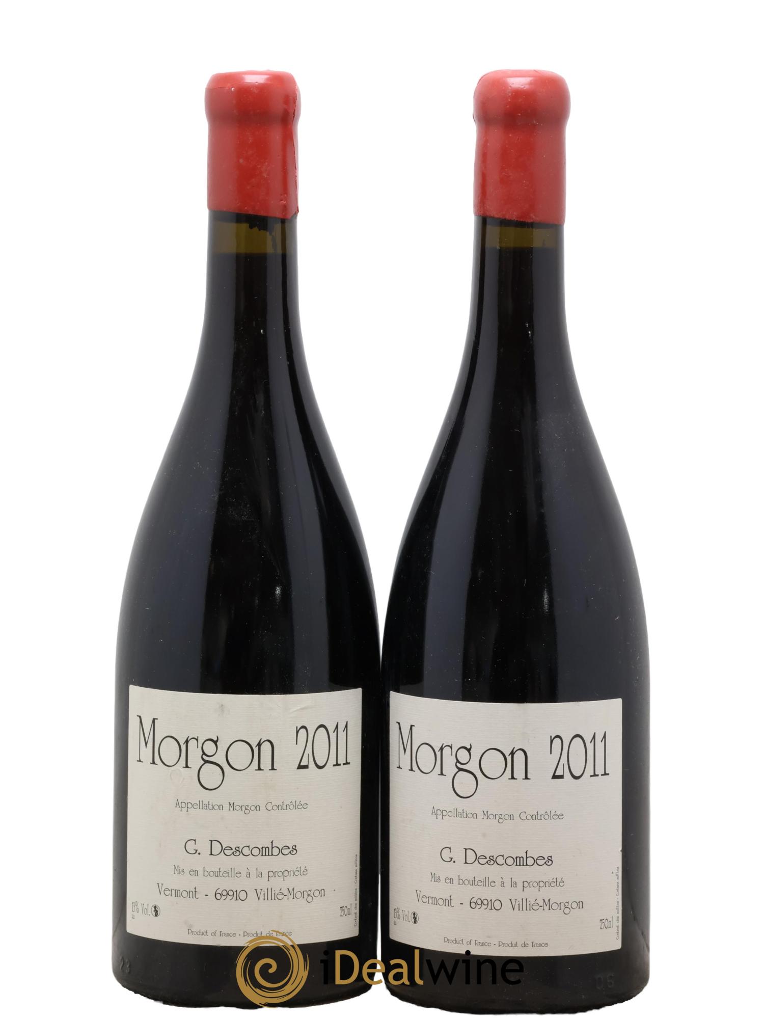 Morgon Vieilles vignes Georges Descombes (Domaine) 2011 - Lotto di 2 bottiglie - 0