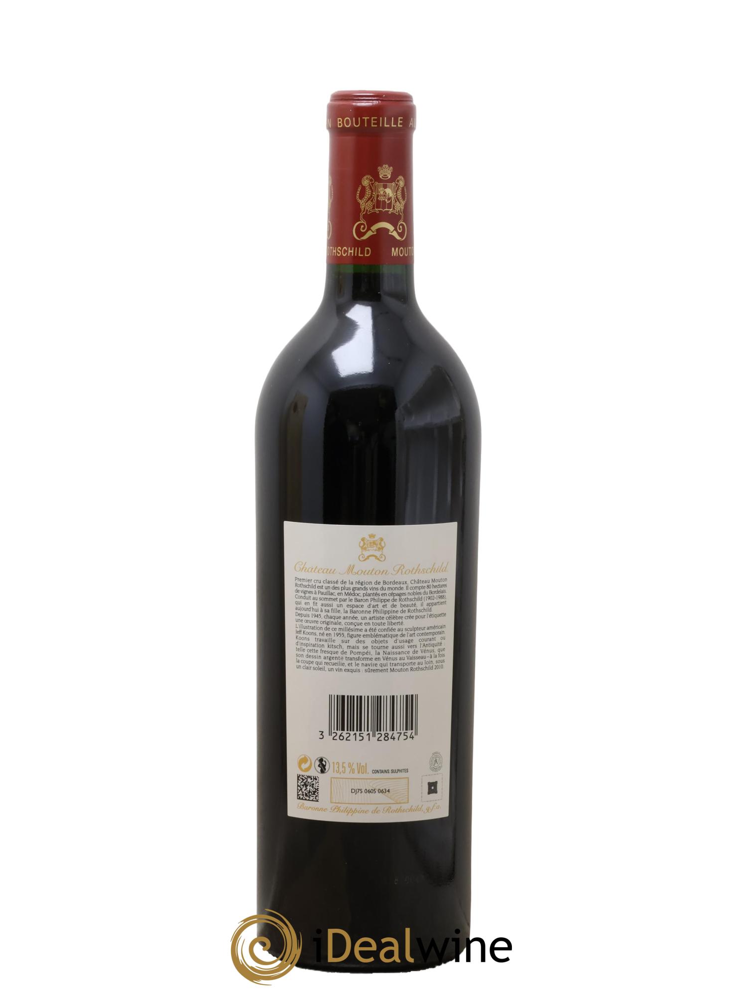 Château Mouton Rothschild 1er Grand Cru Classé 2010 - Posten von 1 Flasche - 2