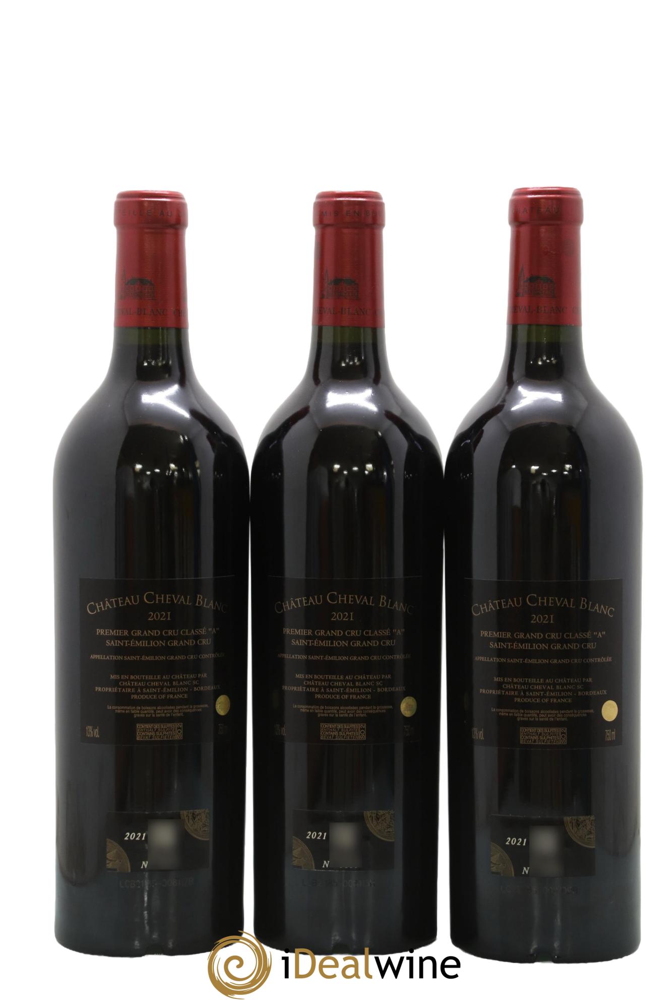 Château Cheval Blanc 1er Grand Cru Classé A 2021 - Posten von 6 Flaschen - 2
