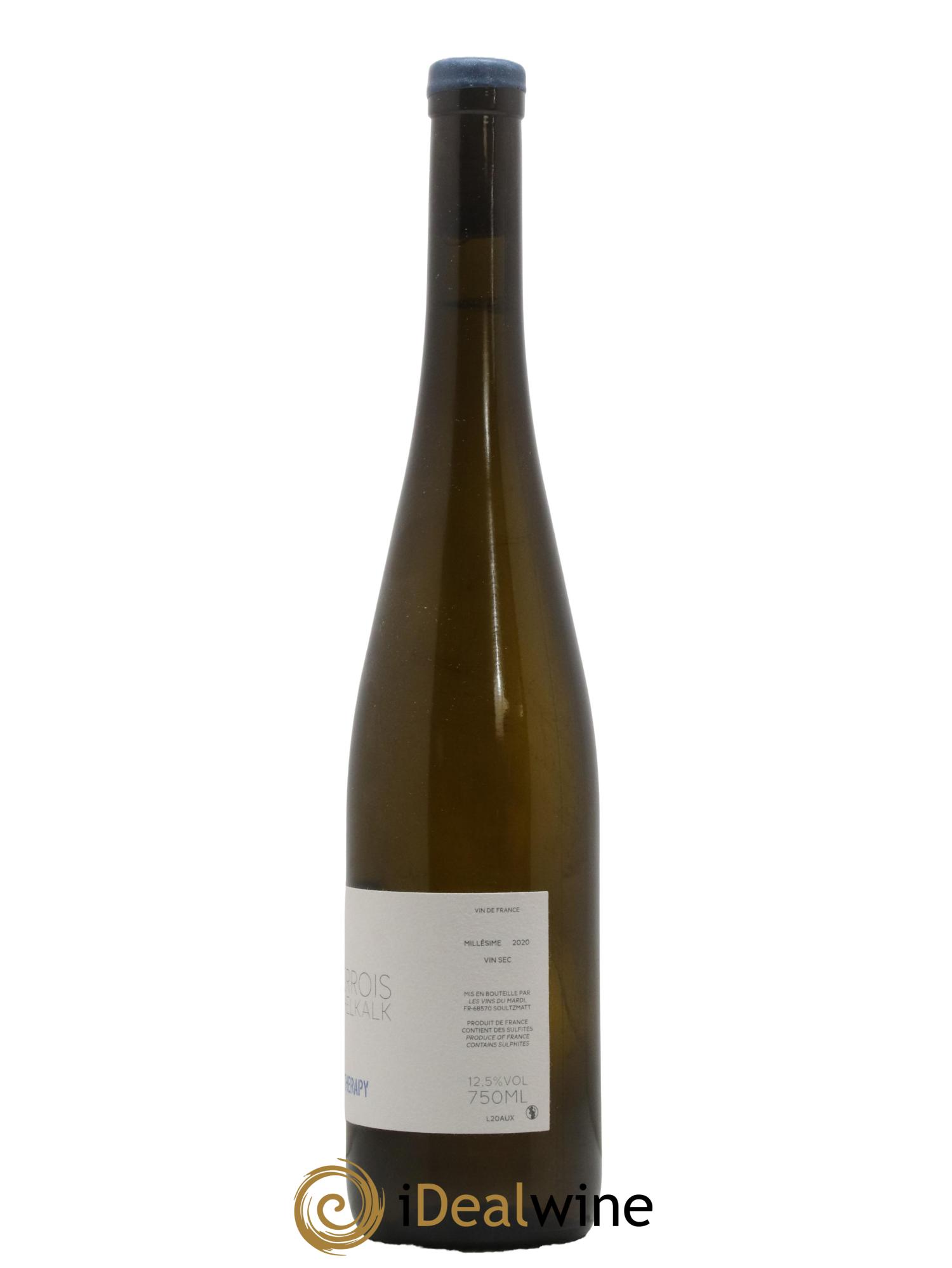 Alsace Auxerrois Muschelkalk Soil Therapy 2020 - Lot de 1 bouteille - 1