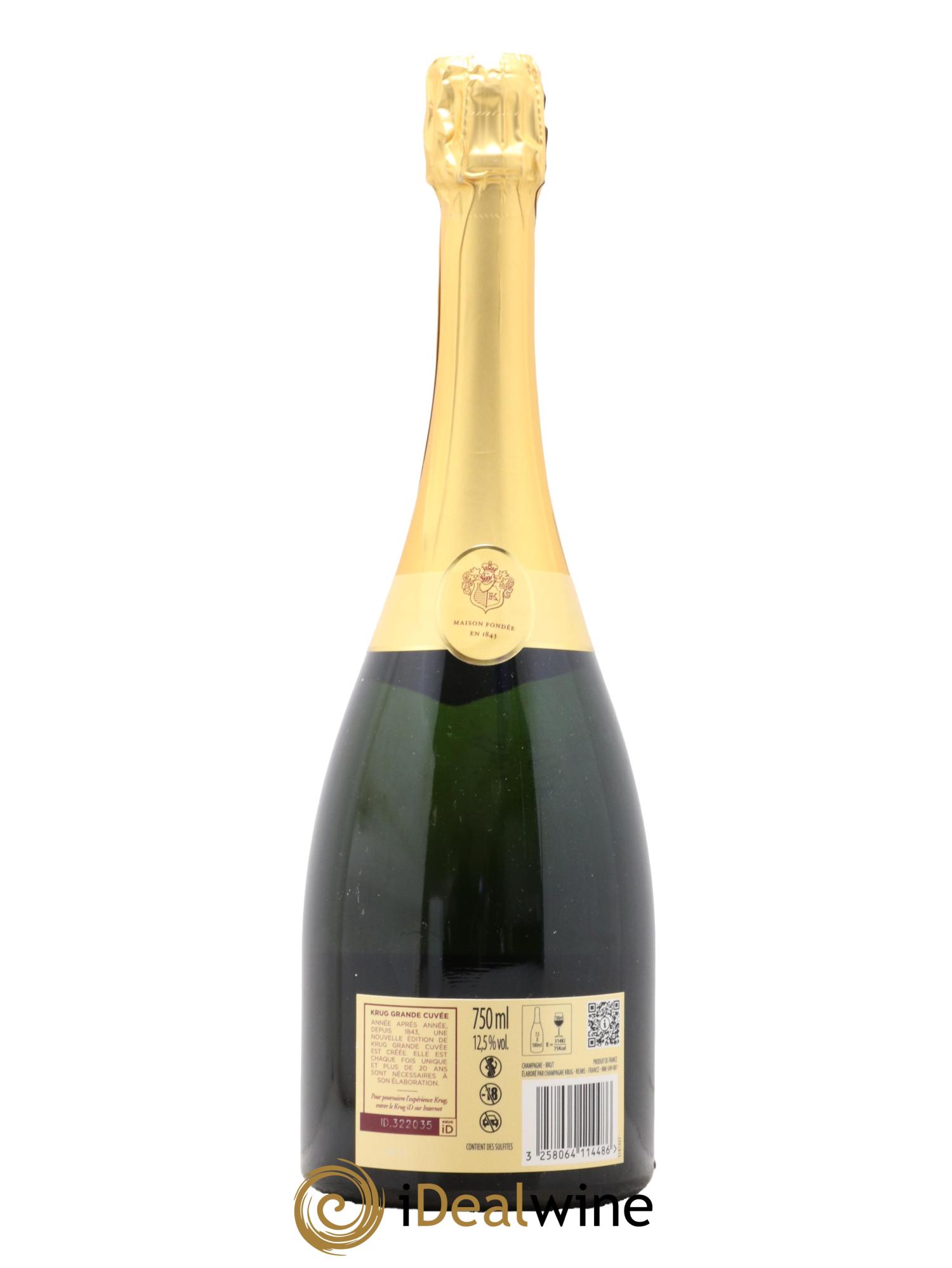 Grande Cuvée Brut - 171ème édition Krug - Lot de 1 bouteille - 1