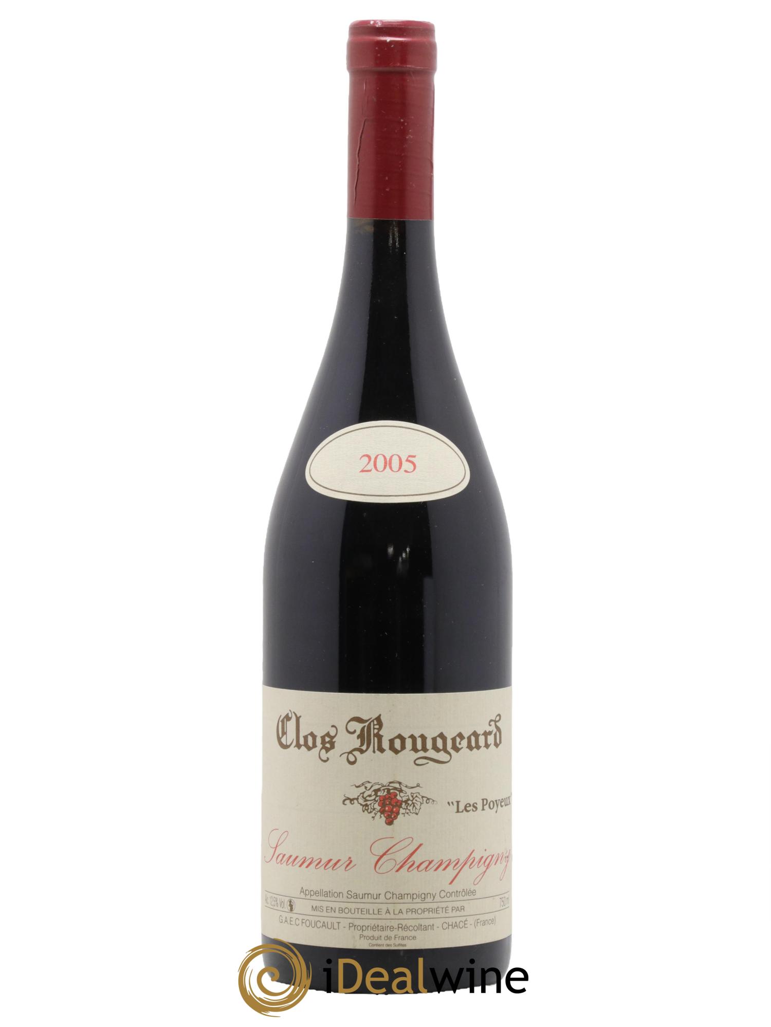 Saumur-Champigny Les Poyeux Clos Rougeard 2005 - Lot de 1 bouteille - 0