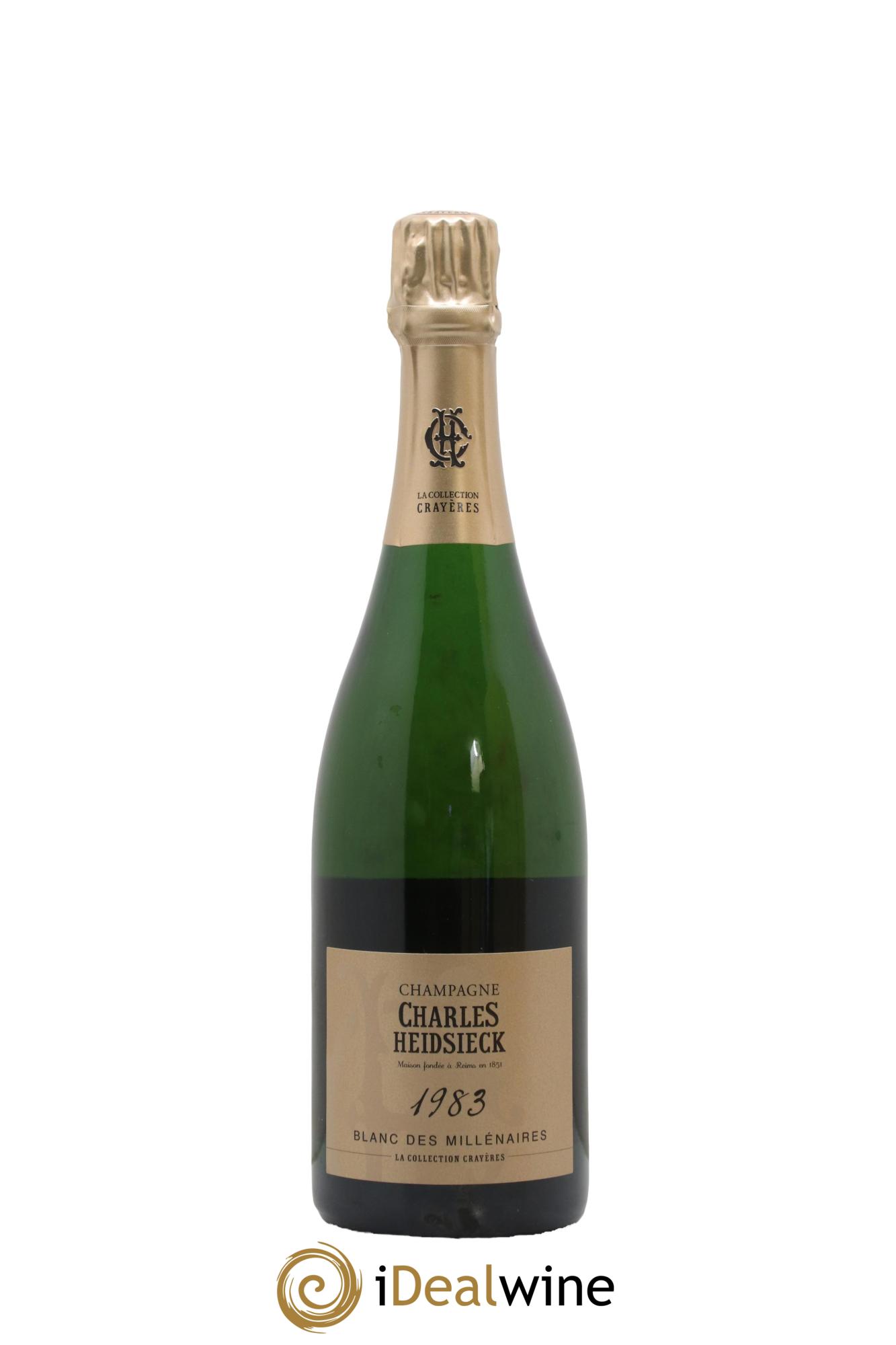 Blanc de Blancs Blanc des Millénaires Brut Charles Heidsieck  1983 - Lot de 1 bouteille - 1