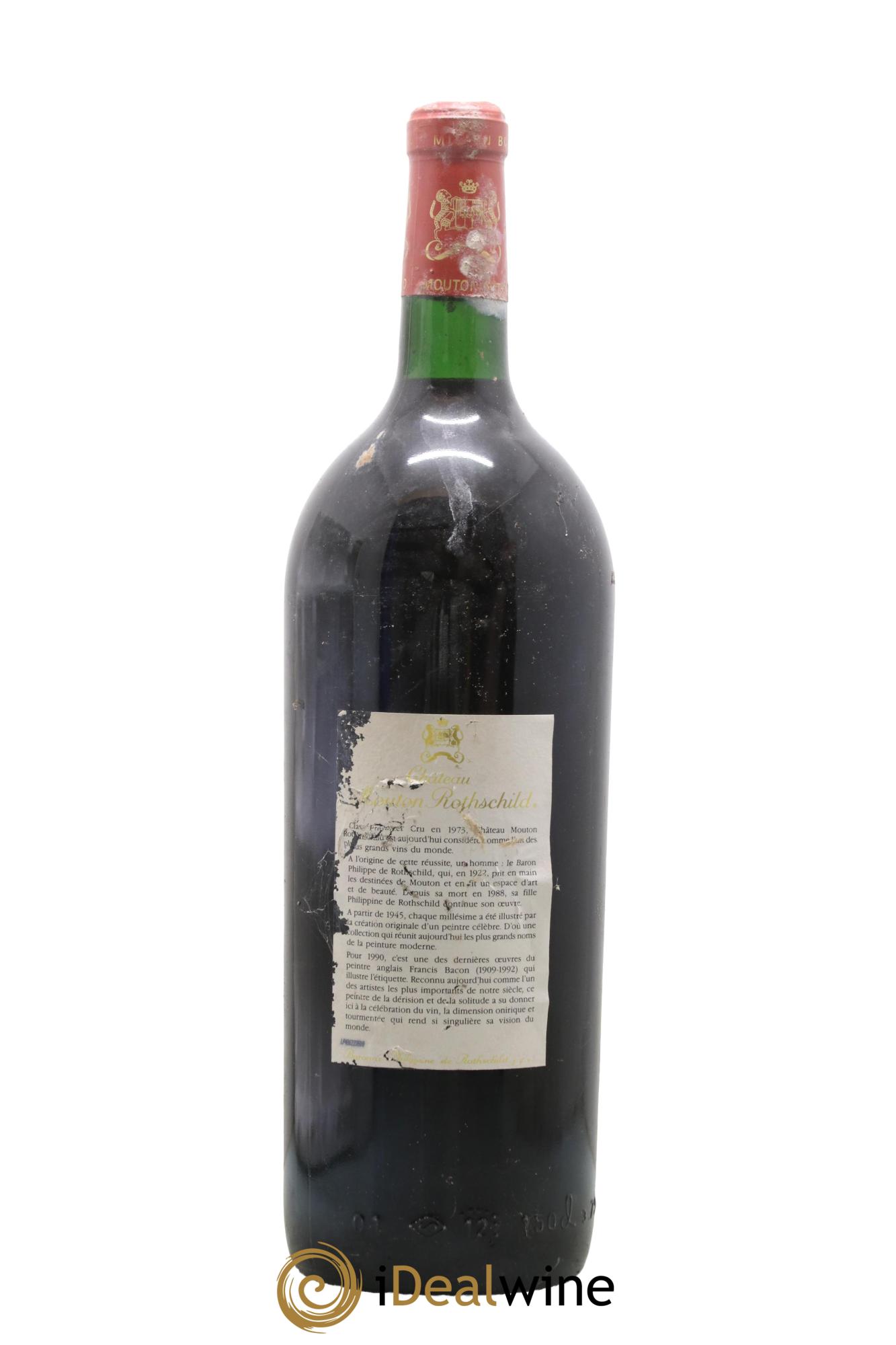 Château Mouton Rothschild 1er Grand Cru Classé 1990 - Lot of 1 magnum - 1