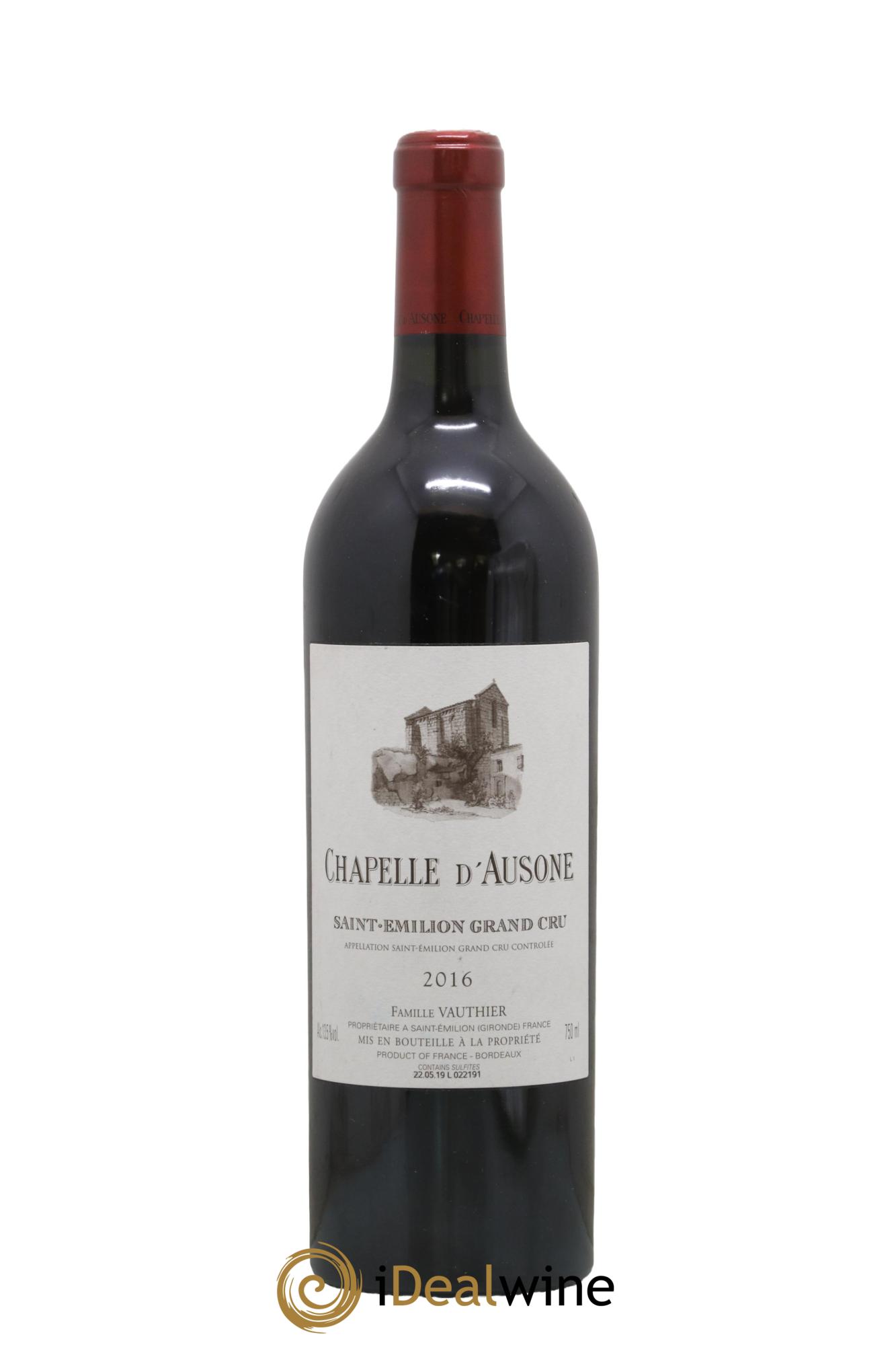 Chapelle d'Ausone Second Vin 2016 - Lot de 1 bouteille - 0