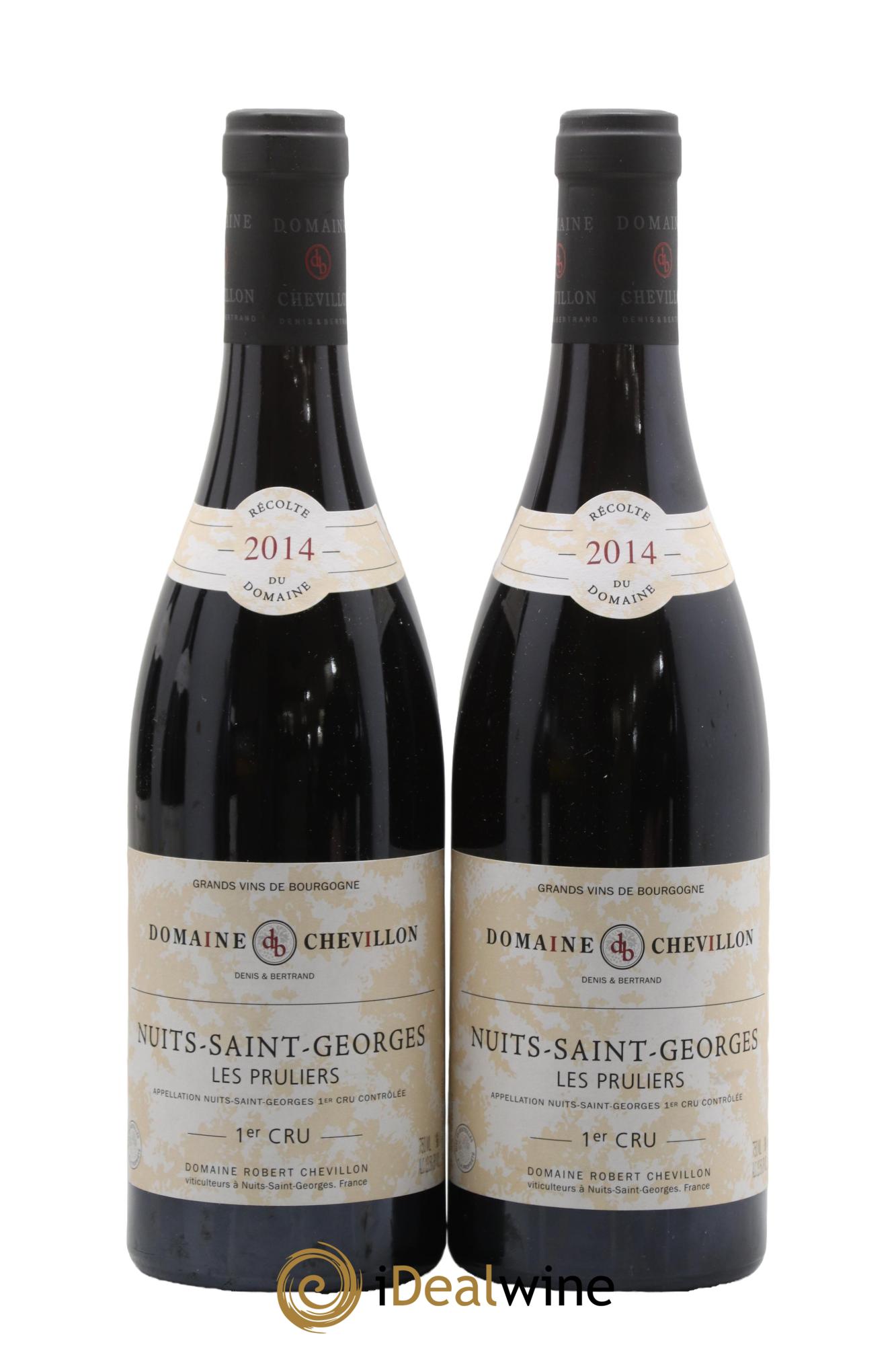Nuits-Saint-Georges 1er Cru Les Pruliers Robert Chevillon 2014 - Lot de 2 bouteilles - 0