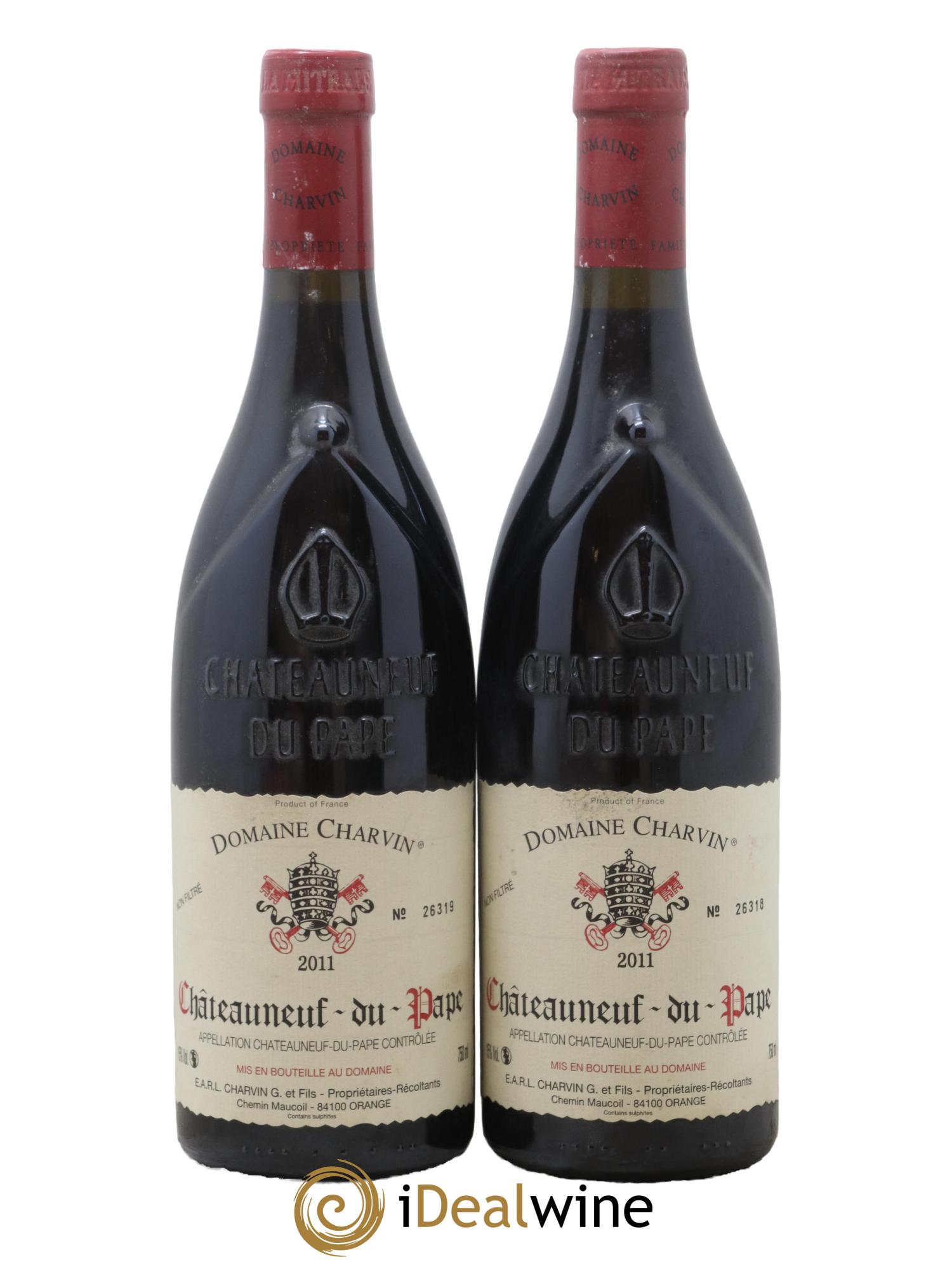 Châteauneuf-du-Pape Charvin (Domaine) 2011 - Lot de 2 bouteilles - 0
