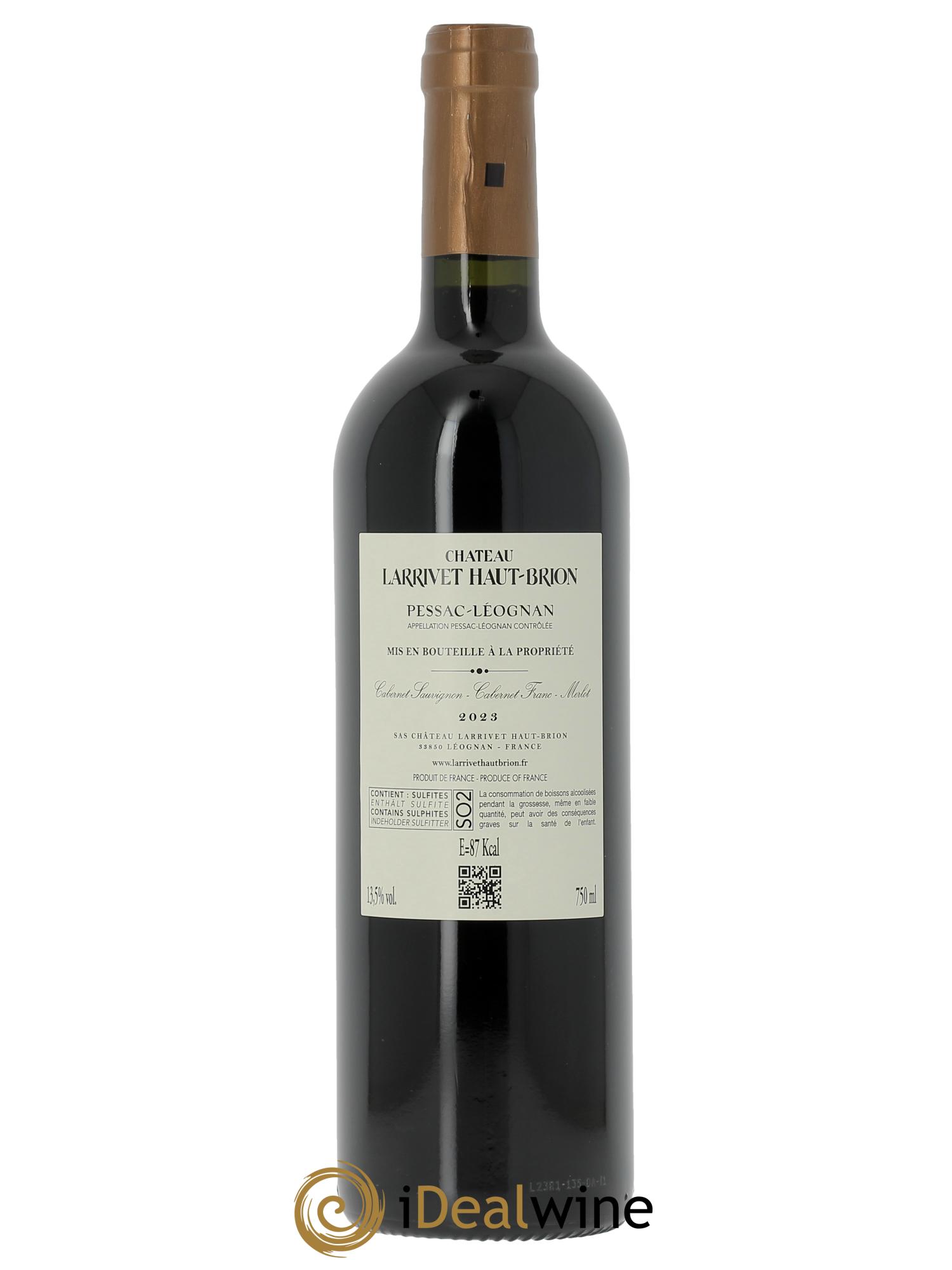 Château Larrivet Haut-Brion (CBO à partir de bts) 2023 - Lot de 1 bouteille - 1