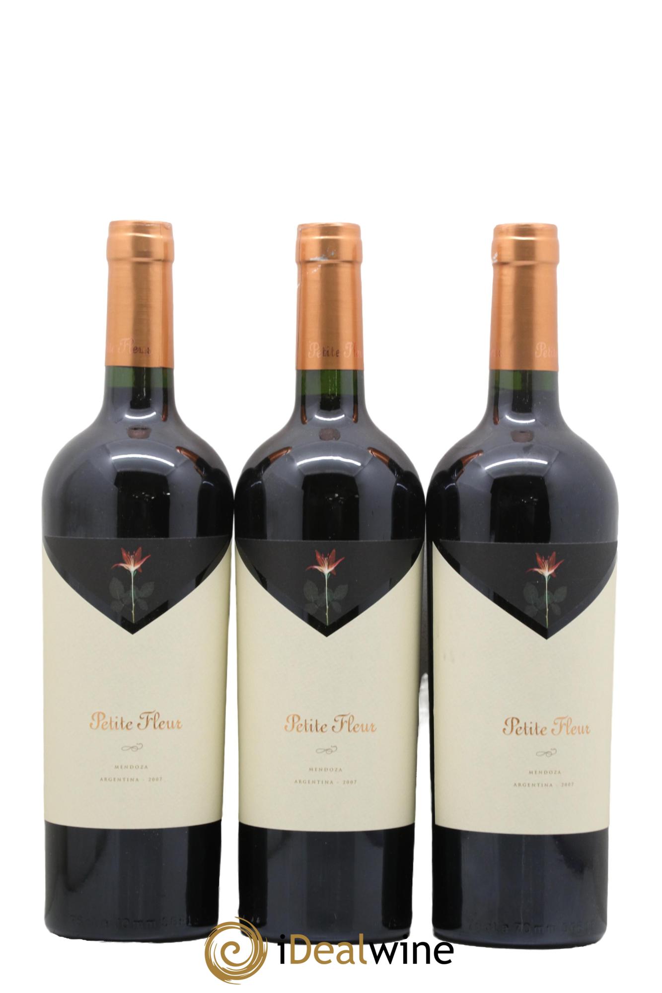 Mendoza Petite Fleur Lindaflor Bodega Monteviejo 2007 - Lot de 3 bouteilles - 0