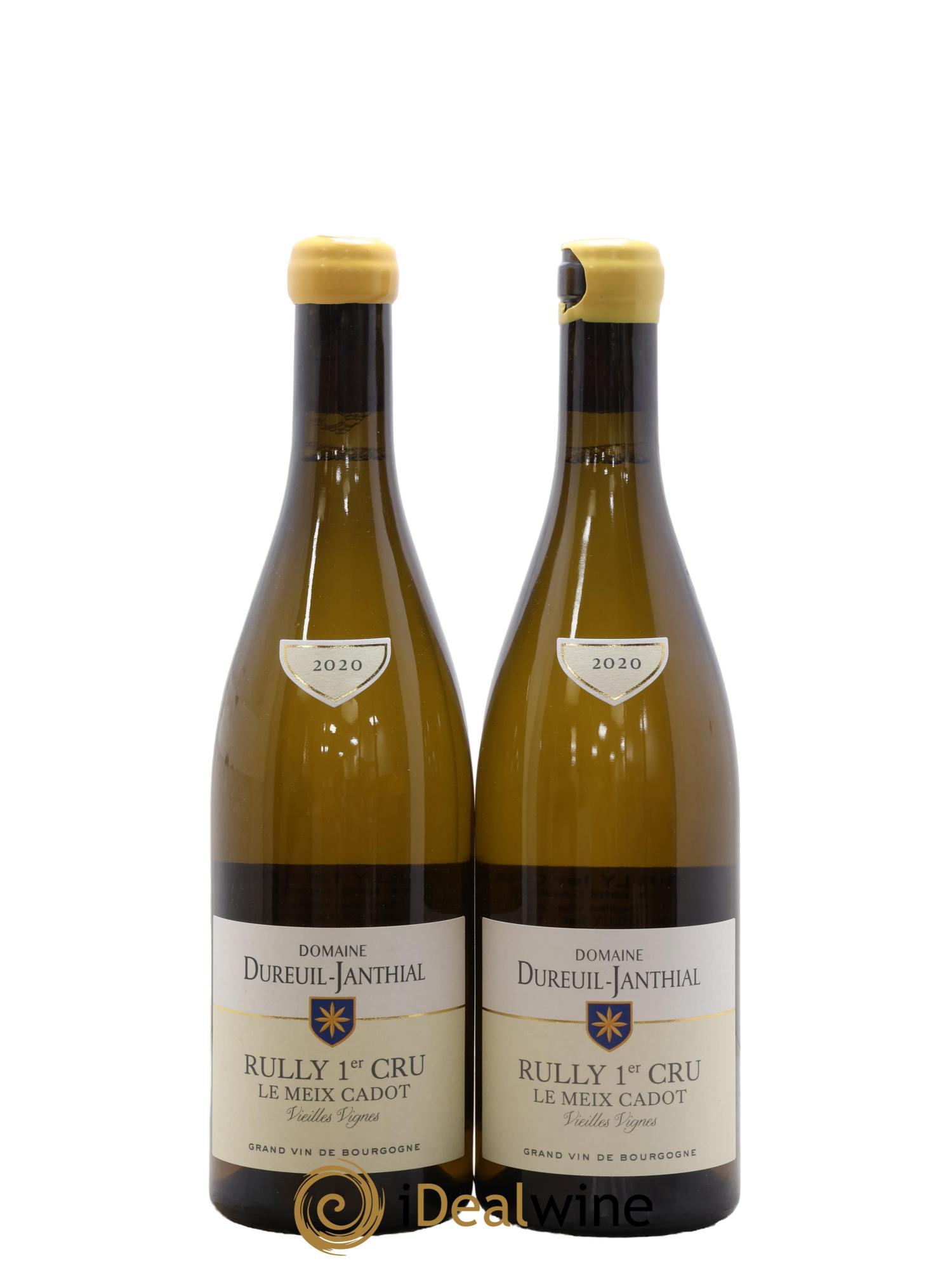 Rully 1er Cru Le Meix Cadot Vieilles Vignes Vincent Dureuil-Janthial 2020 - Lotto di 2 bottiglie - 0