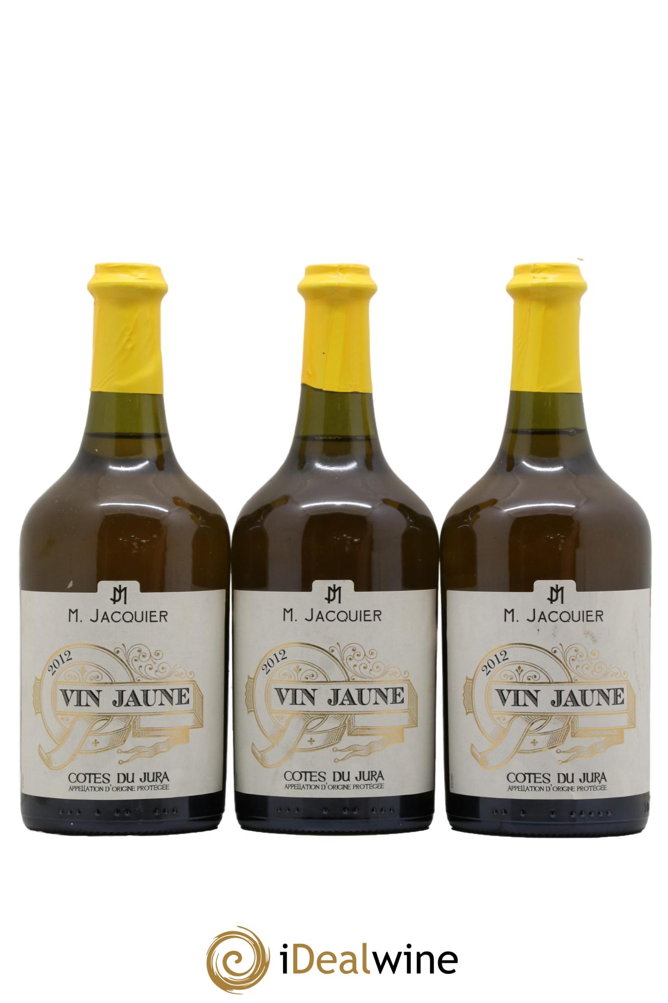 Côtes du Jura Vin Jaune Domaine M Jacquier 2012 - Lot de 3 clavelins - 0