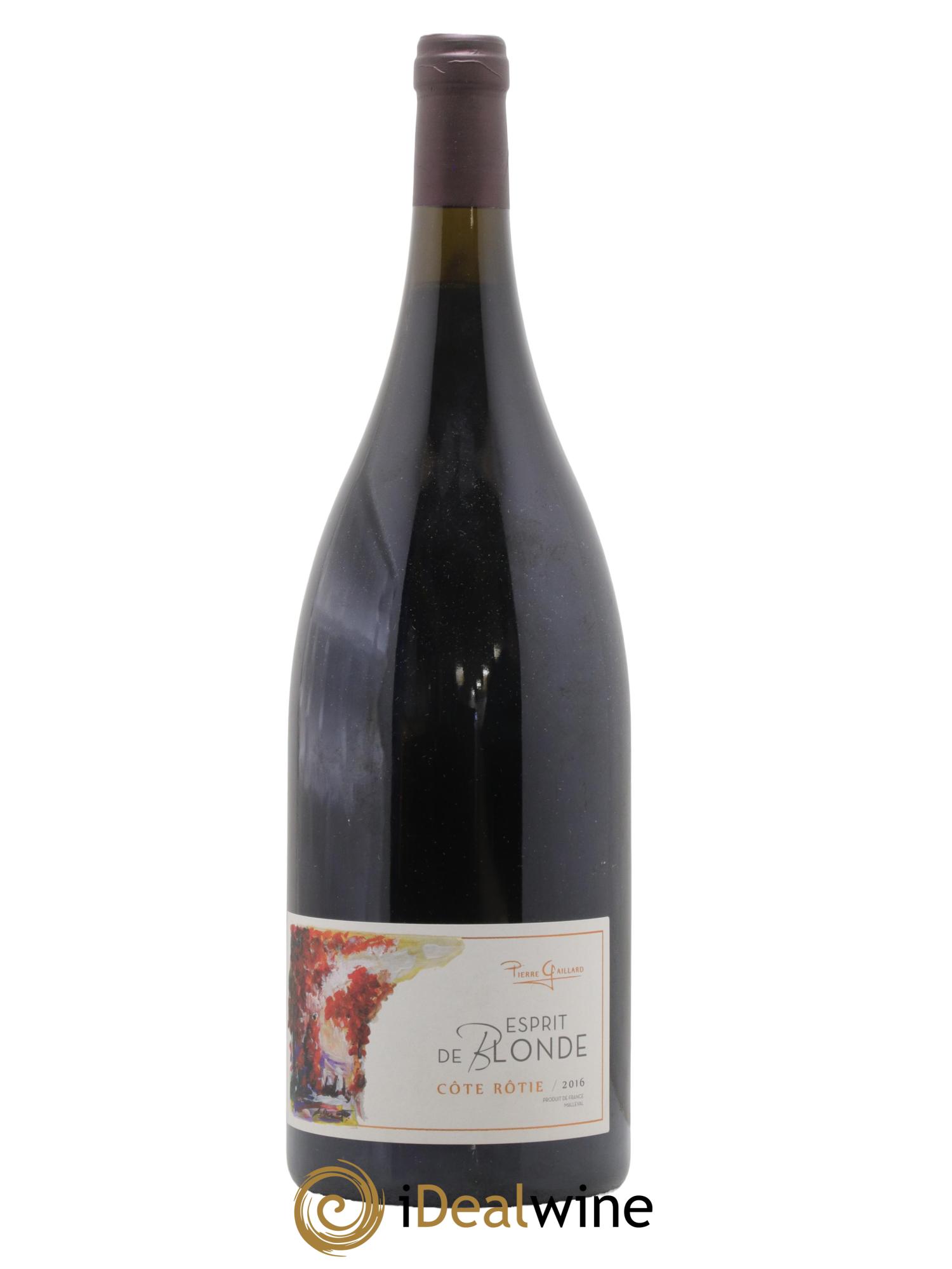 Côte-Rôtie Esprit de Blonde Pierre Gaillard 2016 - Lot de 1 magnum - 0
