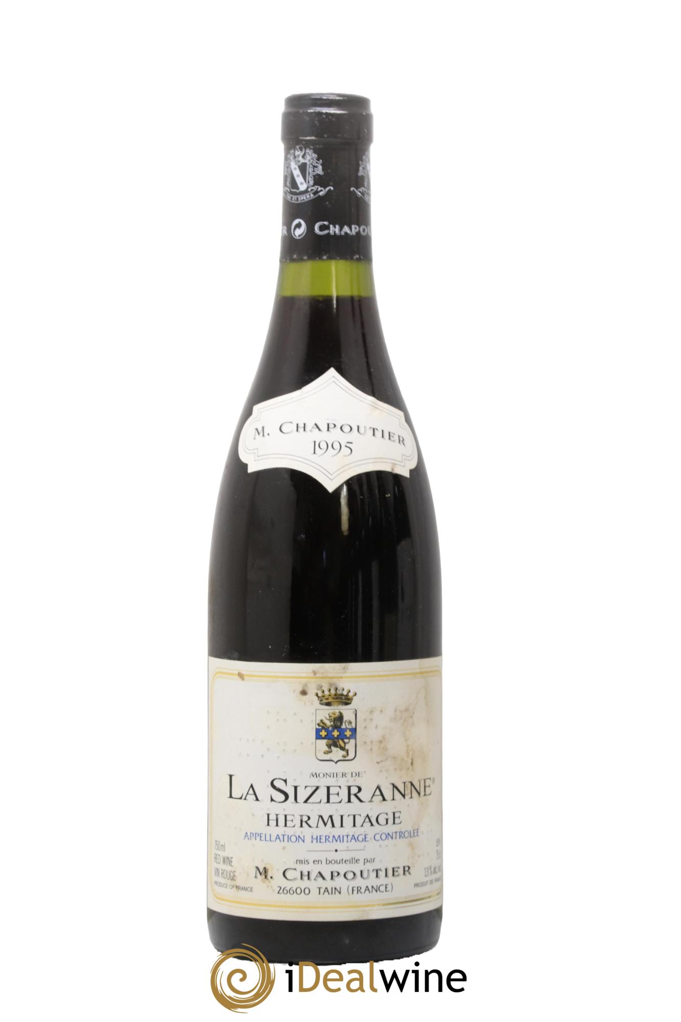 Hermitage Monier de La Sizeranne Chapoutier 1995 - Posten von 1 Flasche - 0