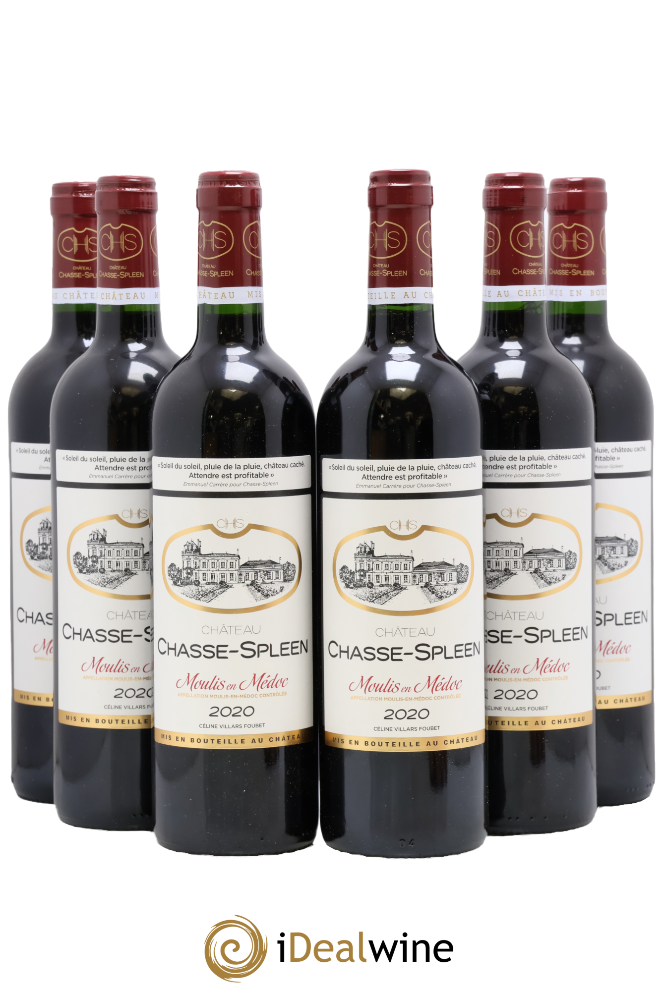 Château Chasse Spleen 2020 - Lot of 6 bottles - 0