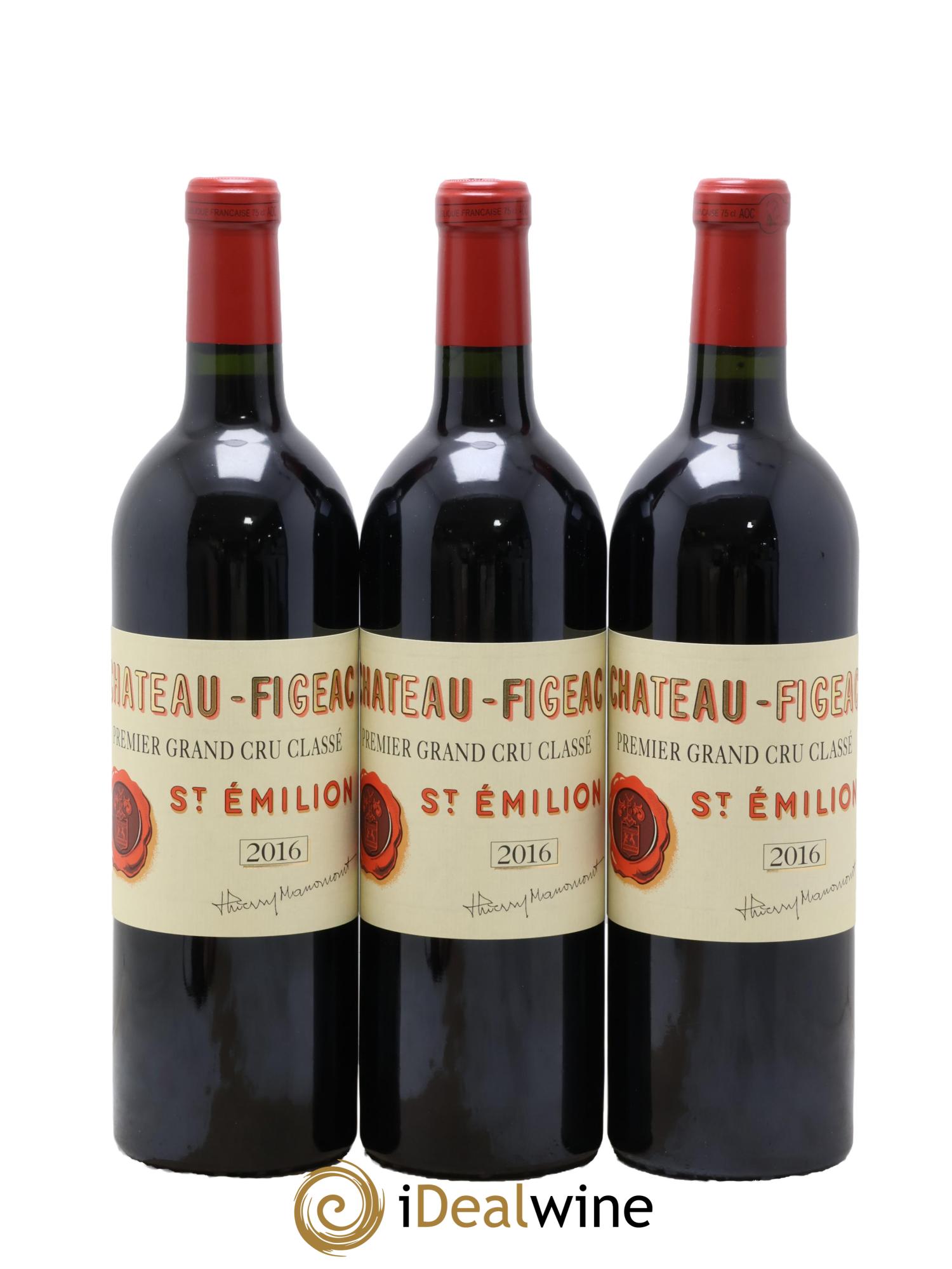 Château Figeac 1er Grand Cru Classé A 2016 - Lot of 6 bottles - 3