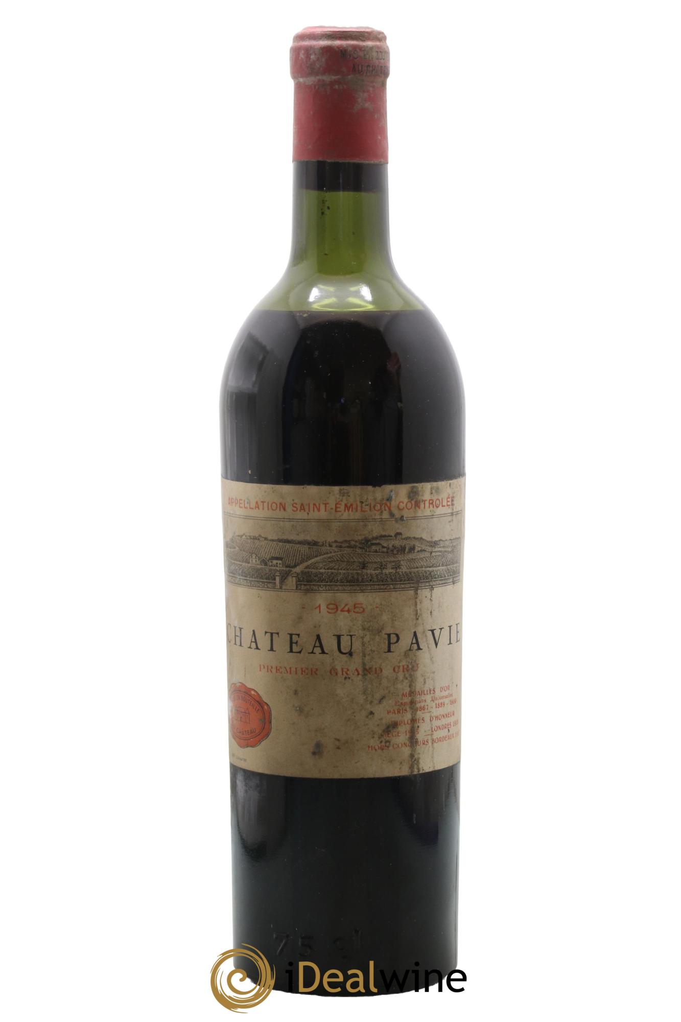Château Pavie 1er Grand Cru Classé A 1945 - Lot de 1 bouteille - 0