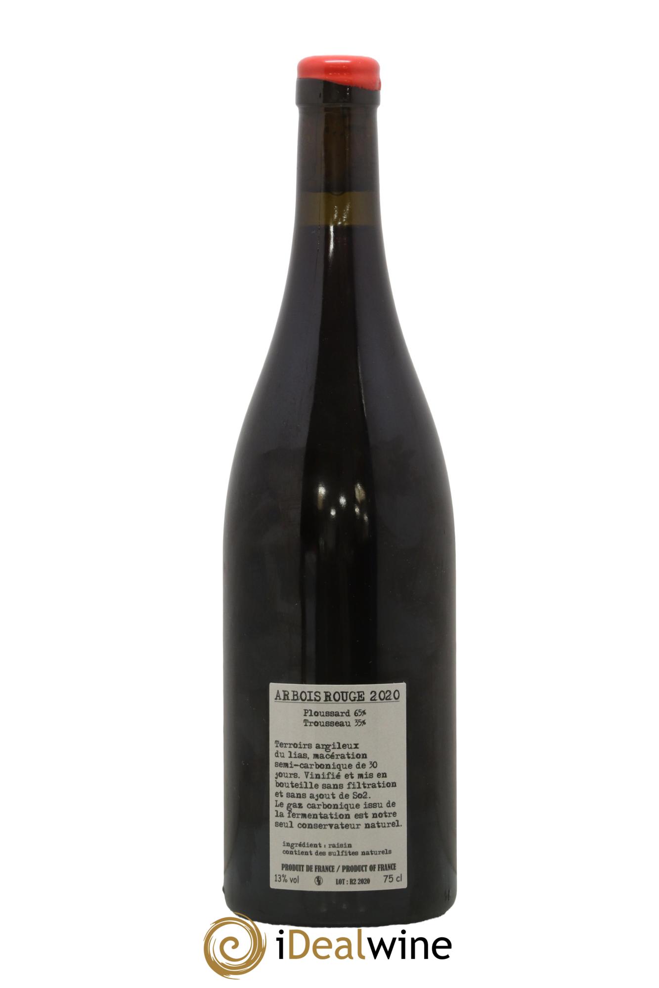 Arbois Ploussard Trousseau Adeline Houillon & Renaud Bruyère 2020 - Lot of 1 bottle - 1