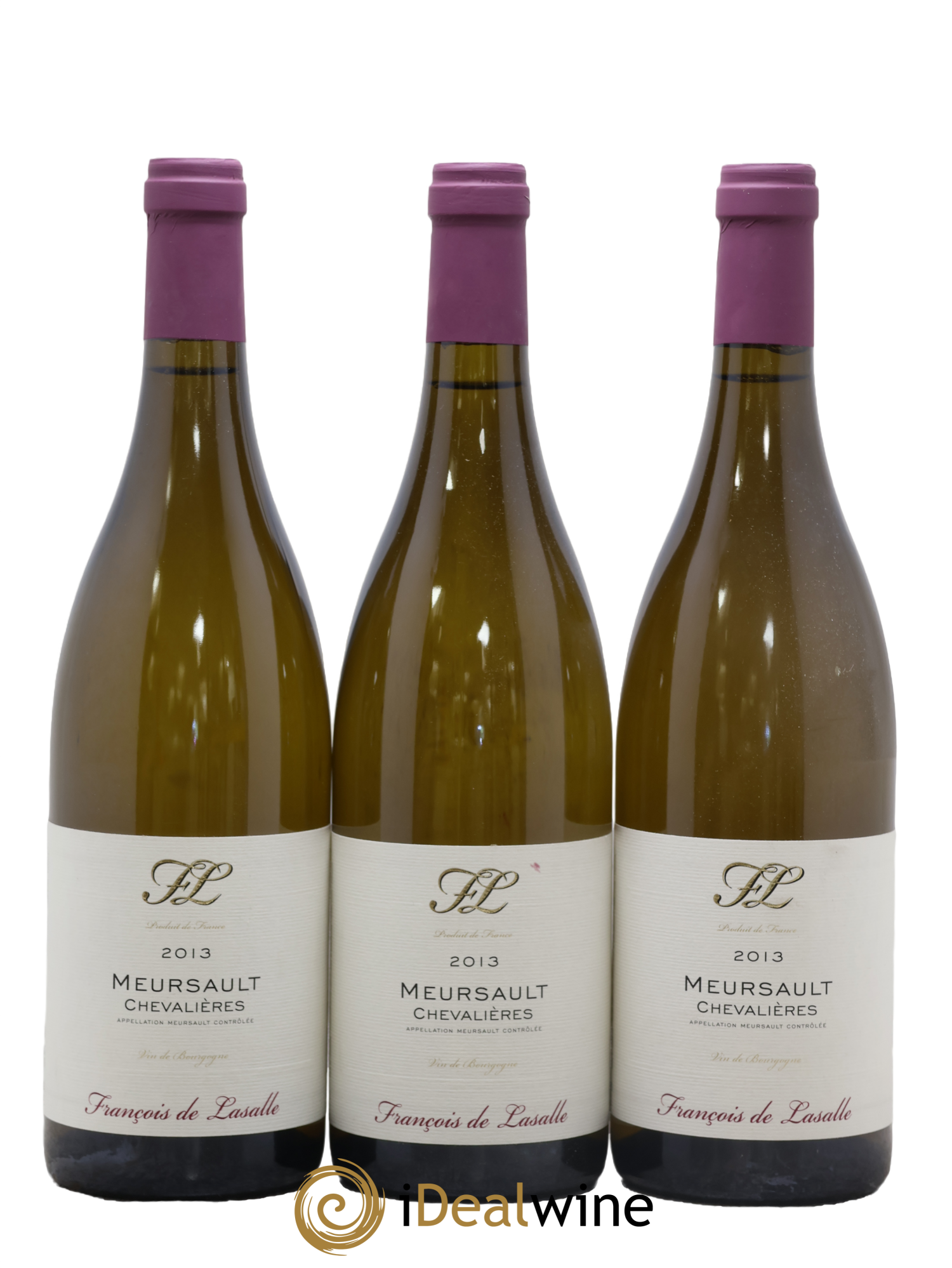 Meursault Les Chevalières François de Lasalle 2013 - Lot de 3 bouteilles - 0