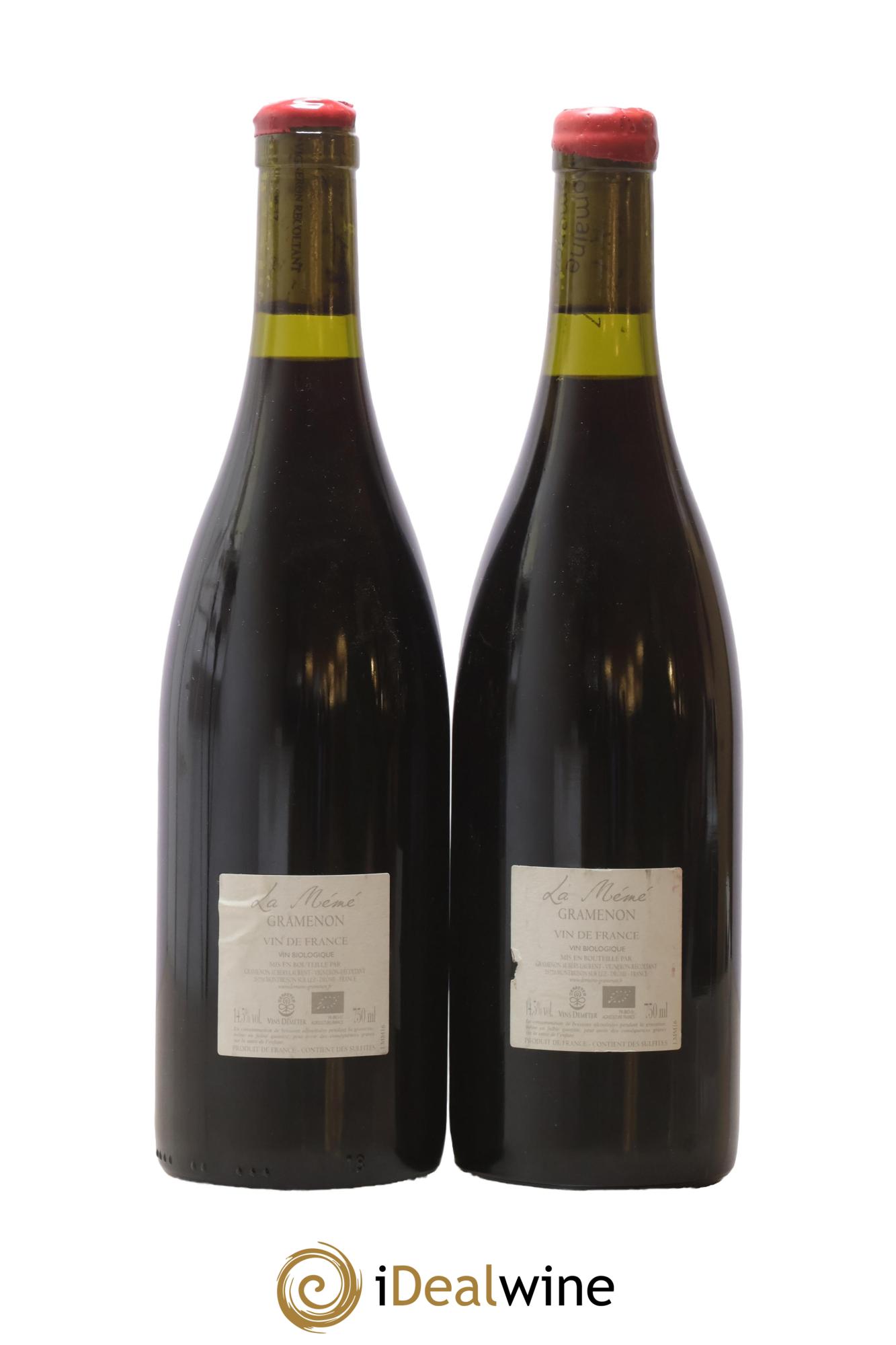 Côtes-du-Rhône La Mémé Ceps Centenaires Gramenon (Domaine)  2016 - Lot of 2 bottles - 1