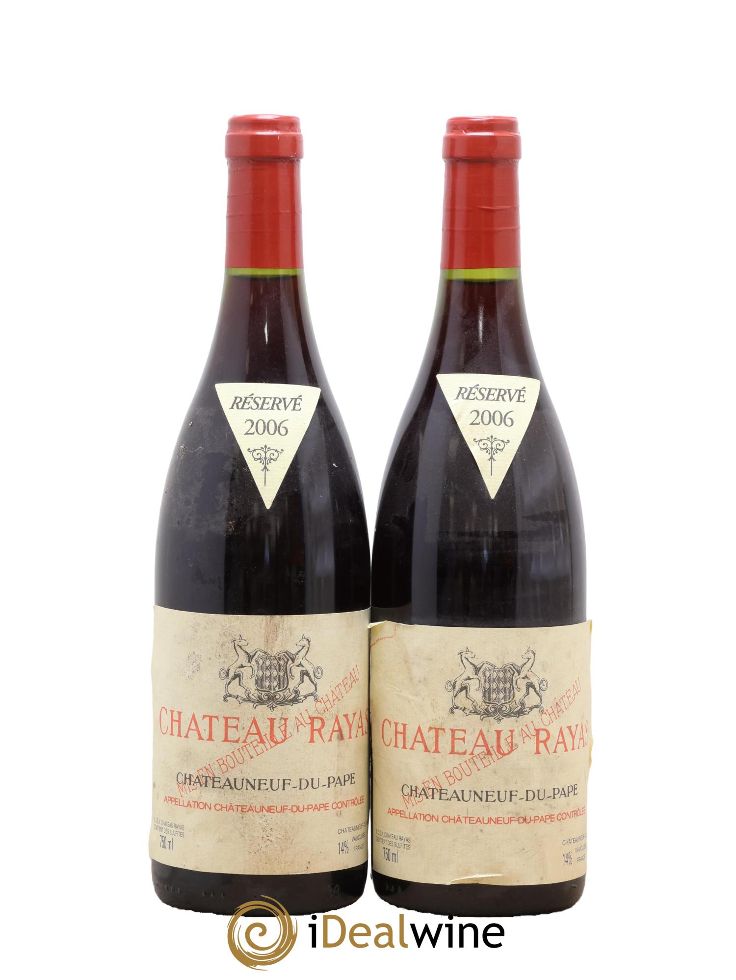 Châteauneuf-du-Pape Château Rayas Emmanuel Reynaud 2006 - Posten von 2 Flaschen - 0