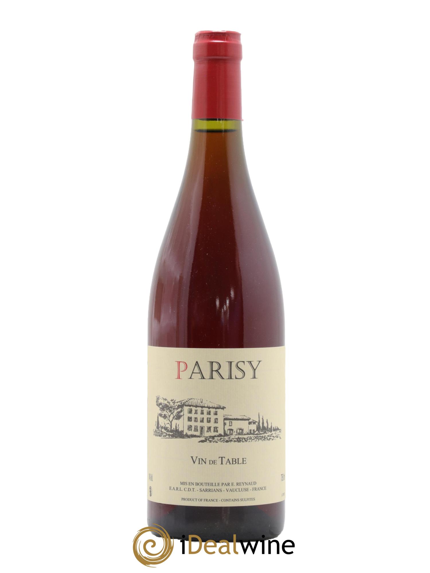 Vin de Table Parisy Emmanuel Reynaud - Lot de 1 bouteille - 0