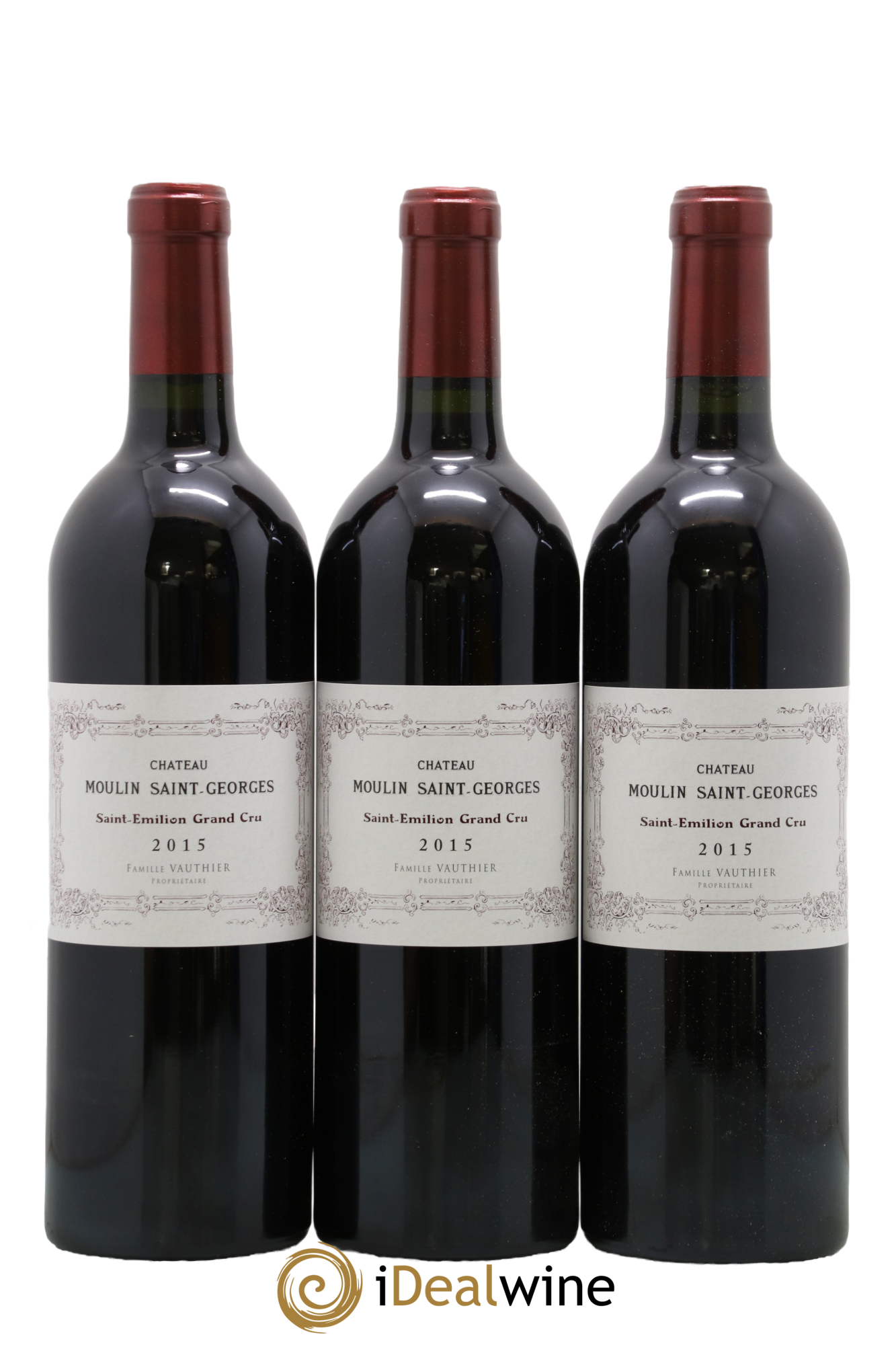 Château Moulin Saint Georges 2015 - Lot de 3 bouteilles - 0