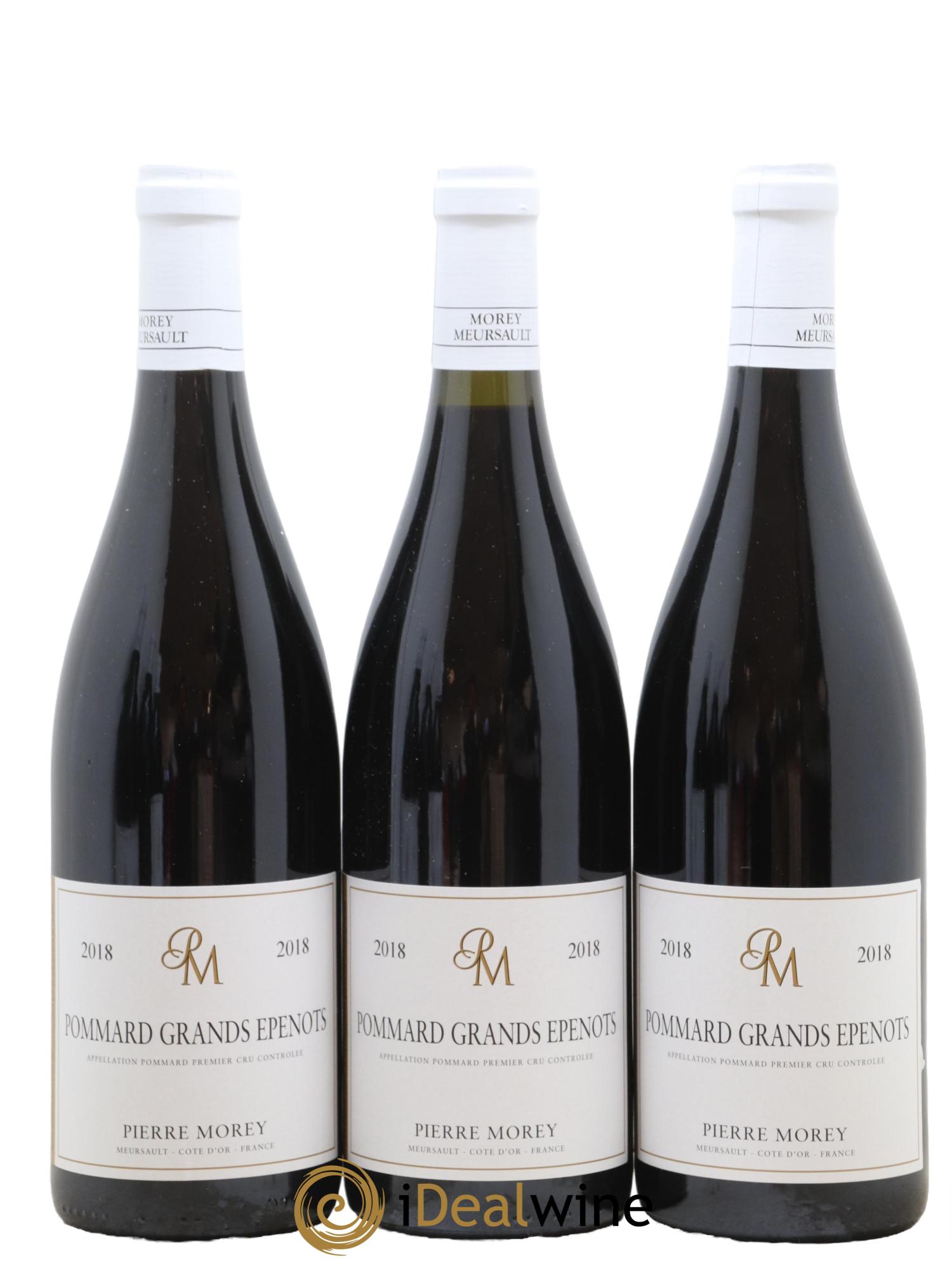 Pommard 1er Cru Grands Epenots Pierre Morey (Domaine) 2018 - Lot de 3 bouteilles - 0