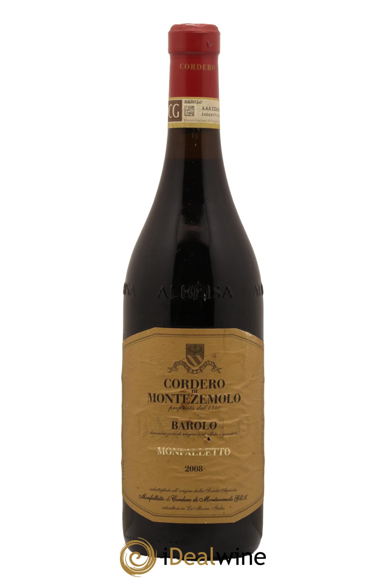 Barolo Monfalleto Cordero di Montezemolo 2008 - Lot de 1 bouteille - 0