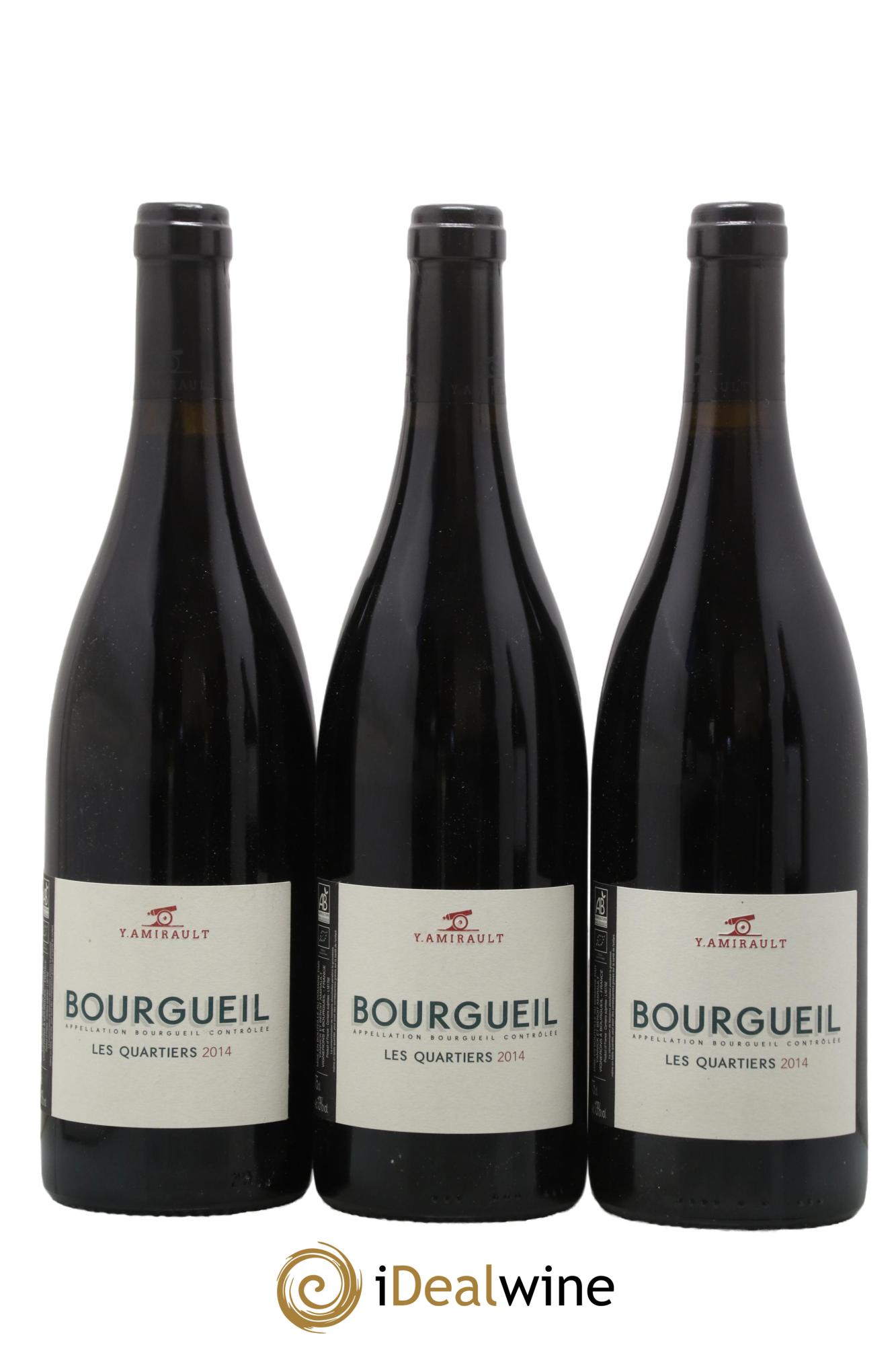 Bourgueil Les Quartiers Yannick Amirault (Domaine) 2014 - Lot de 3 bouteilles - 0