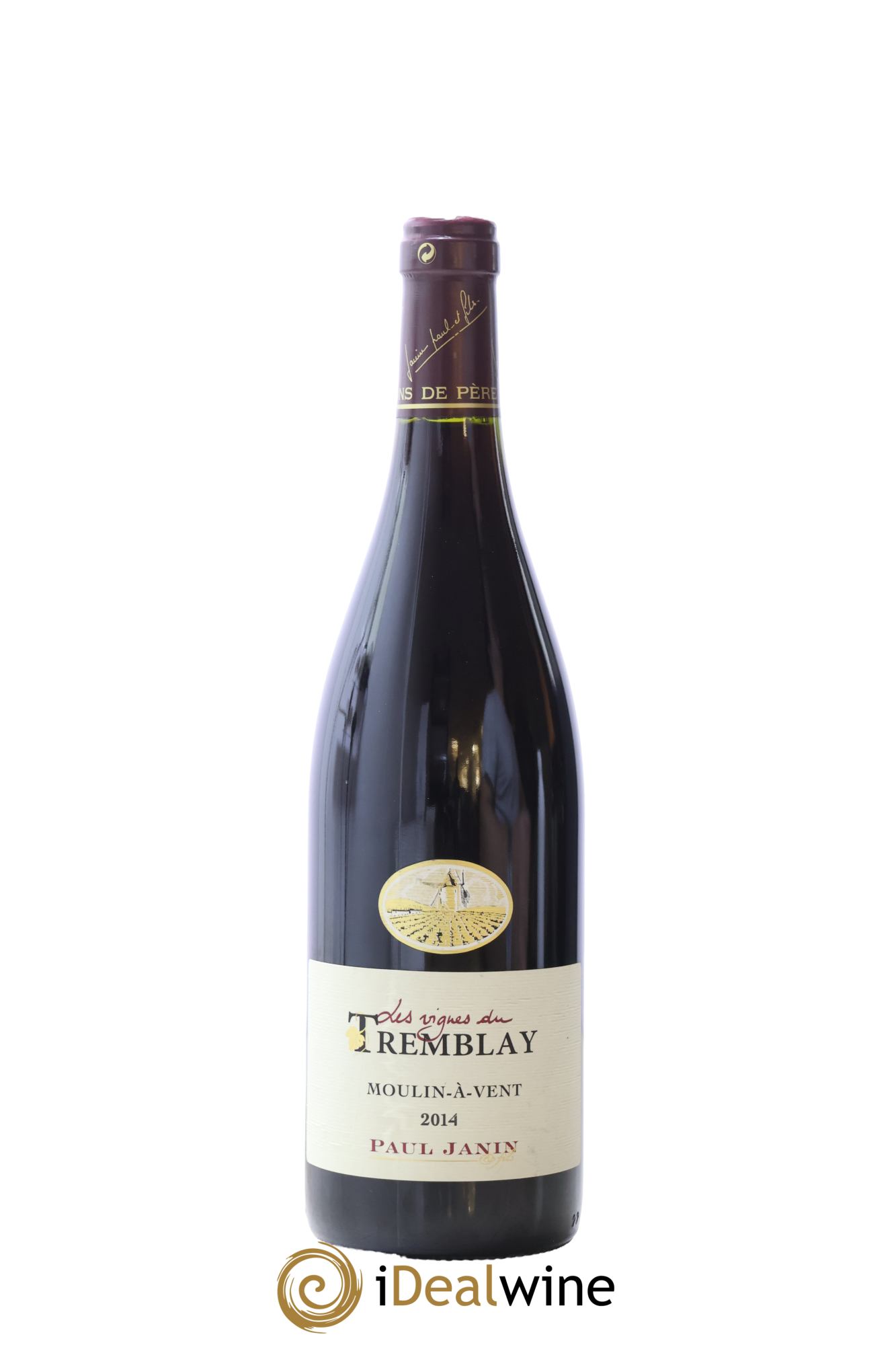 Moulin-à-Vent Vignes du Tremblay Paul Janin (Domaine) 2014 - Posten von 1 Flasche - 0