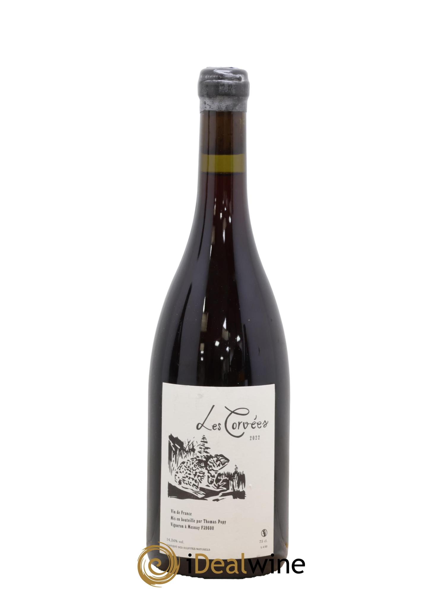 Vin de France Les Corvées Thomas Popy 2022 - Lot de 1 bouteille - 0