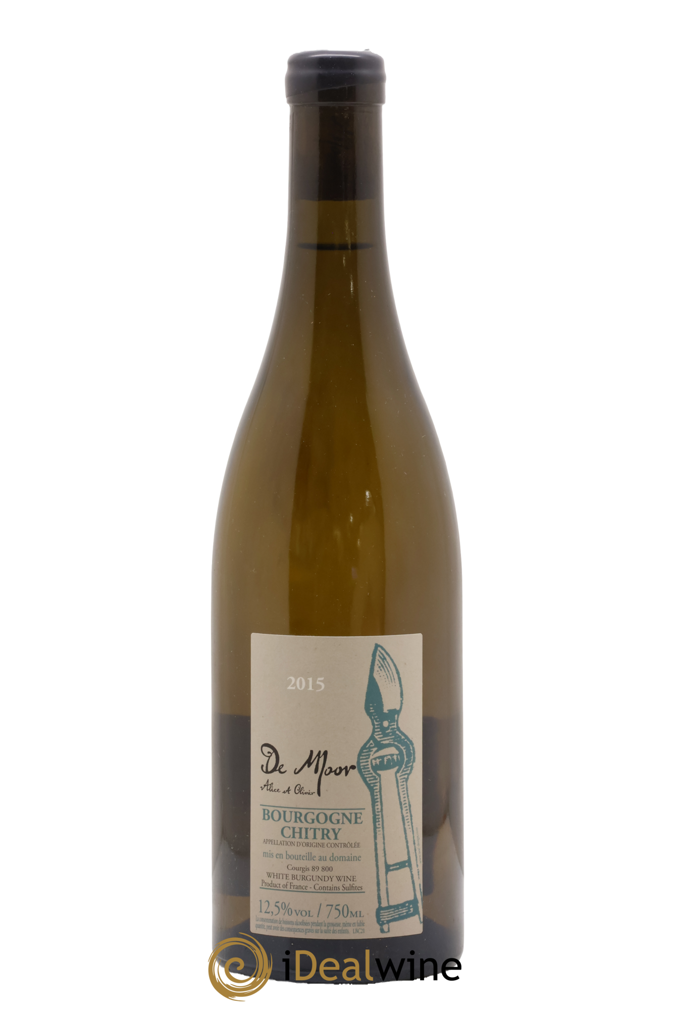 Bourgogne Chitry Alice et Olivier De Moor 2015 - Lot de 1 bouteille - 0