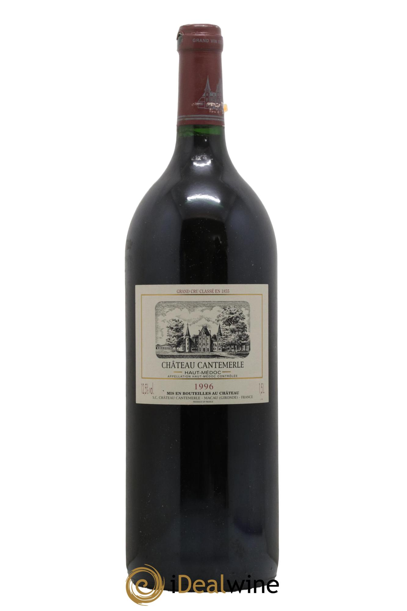 Château Cantemerle 5ème Grand Cru Classé 1996 - Lot de 1 magnum - 0