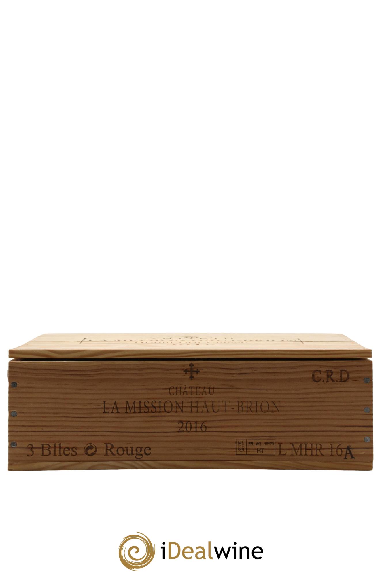 Château la Mission Haut-Brion Cru Classé de Graves 2016 - Lot of 3 bottles - 2