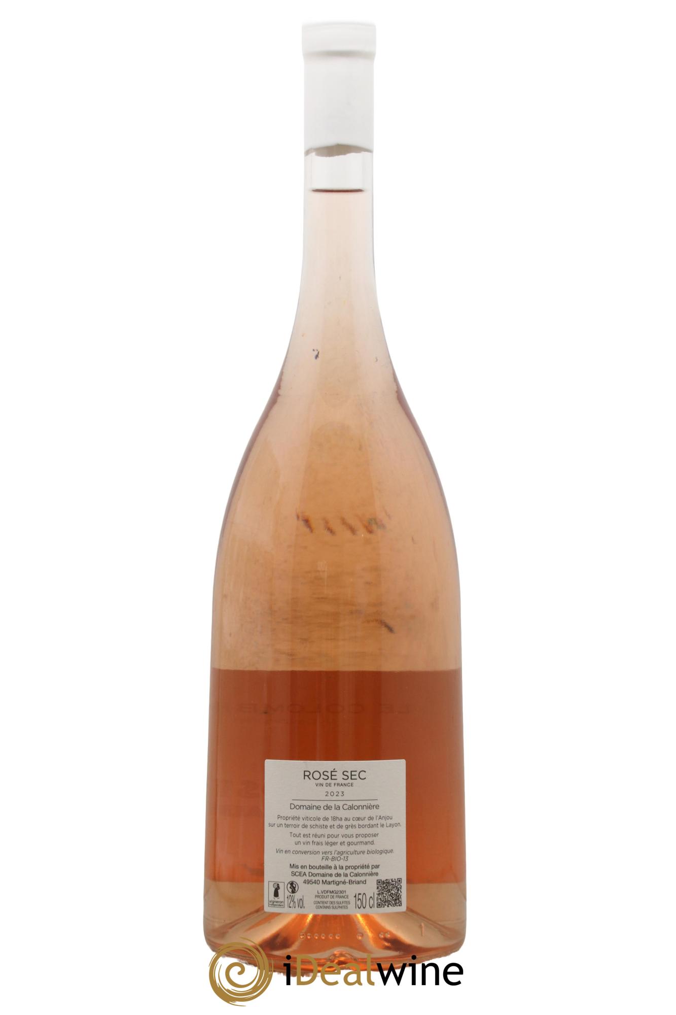 Vin de France Château de la Calonnière Le Rosé Grolleau 2023 - Lotto di 1 magnum - 1