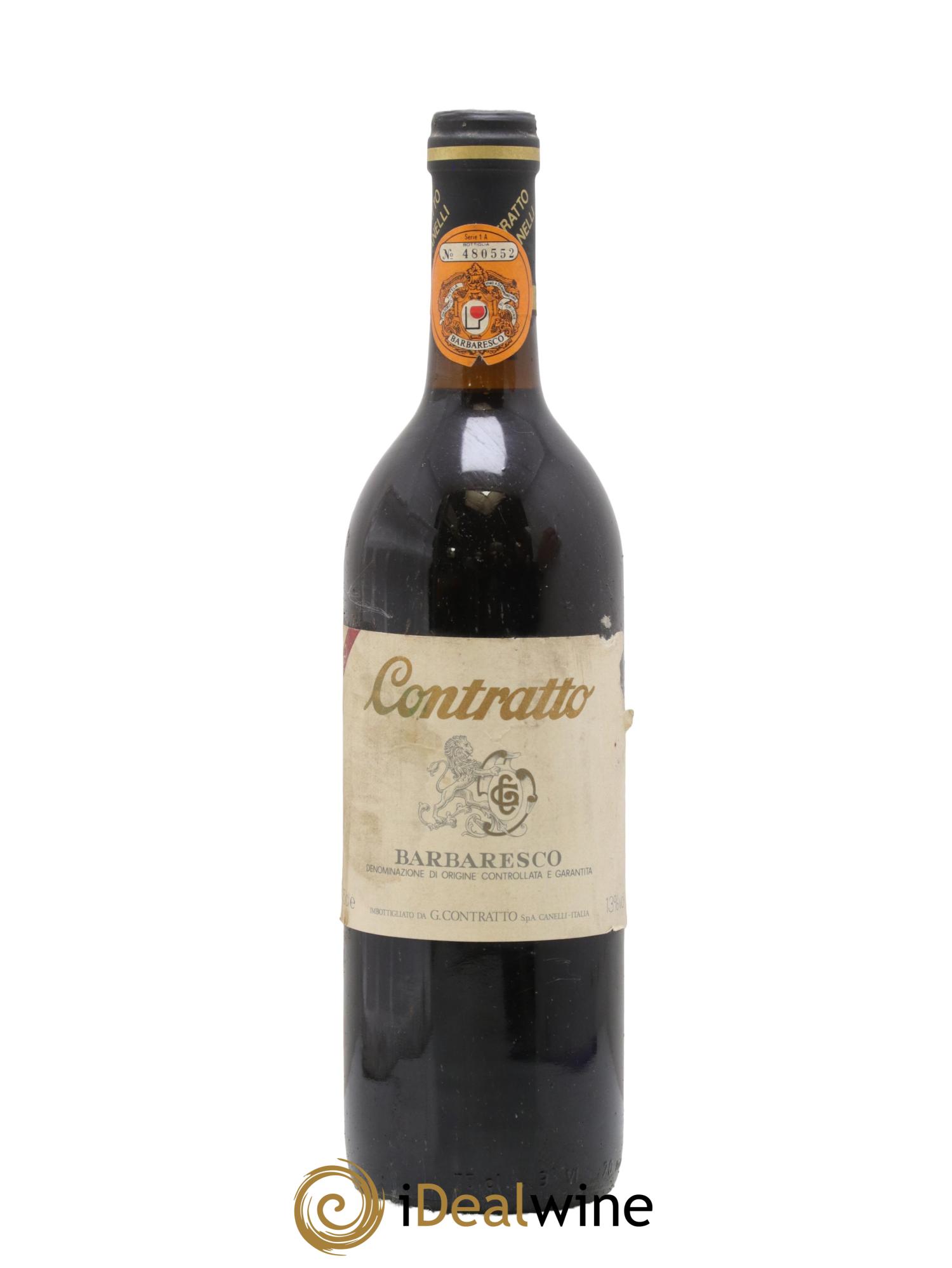 Barbaresco DOCG Contratto 1987 - Posten von 1 Flasche - 0