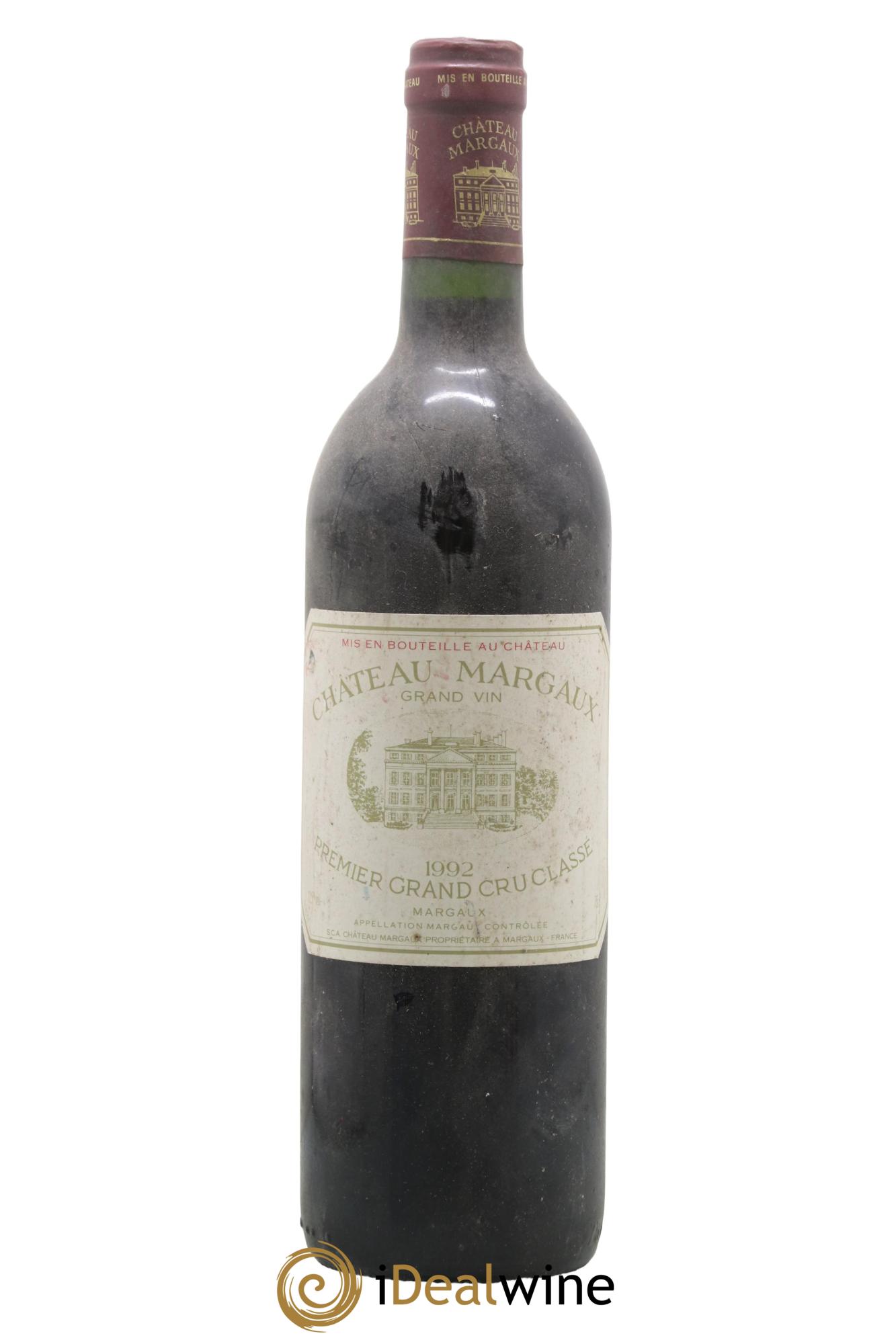 Château Margaux 1er Grand Cru Classé 1992 - Lot of 1 bottle - 0