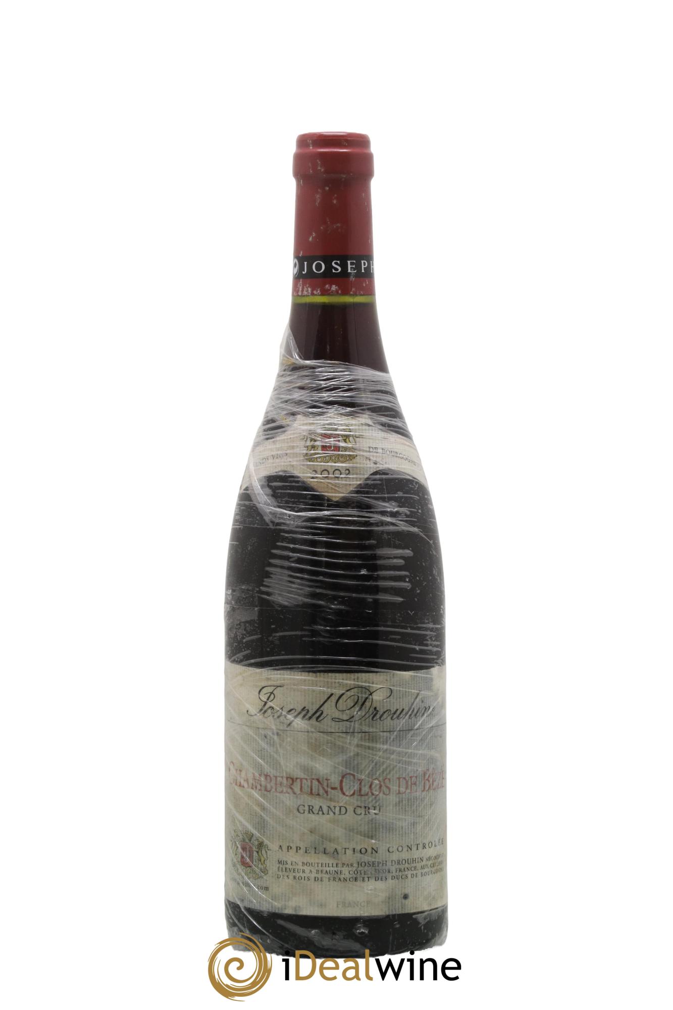 Chambertin Clos de Bèze Grand Cru Joseph Drouhin 2002 - Lotto di 1 bottiglia - 0
