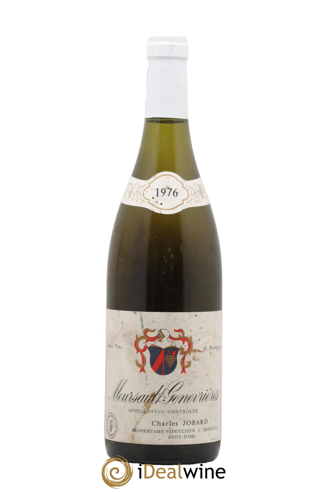 Meursault 1er Cru Les Genevrières Charles Jobard (Domaine) 1976 - Lot de 1 bouteille - 0