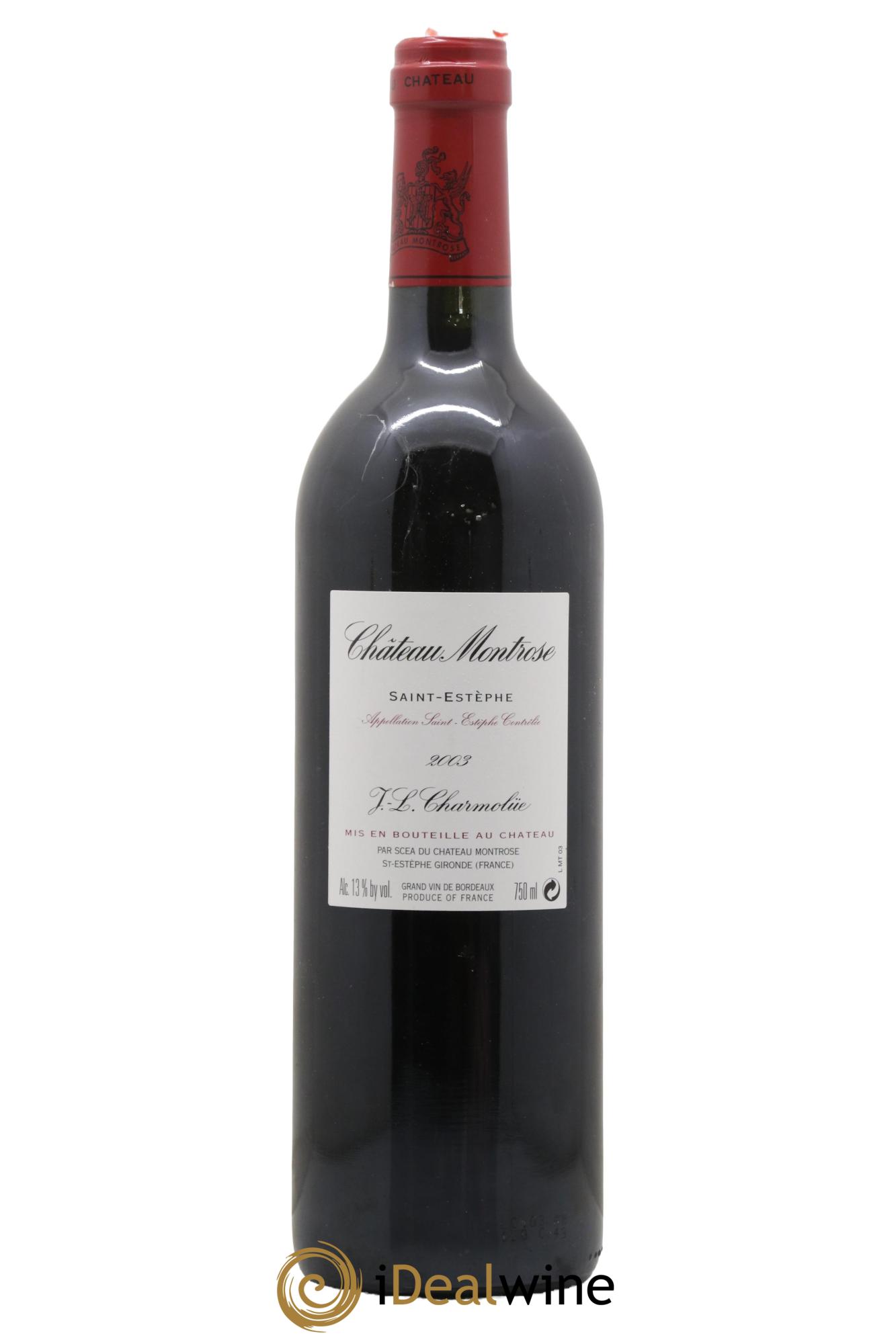 Château Montrose 2ème Grand Cru Classé 2003 - Lotto di 1 bottiglia - 1