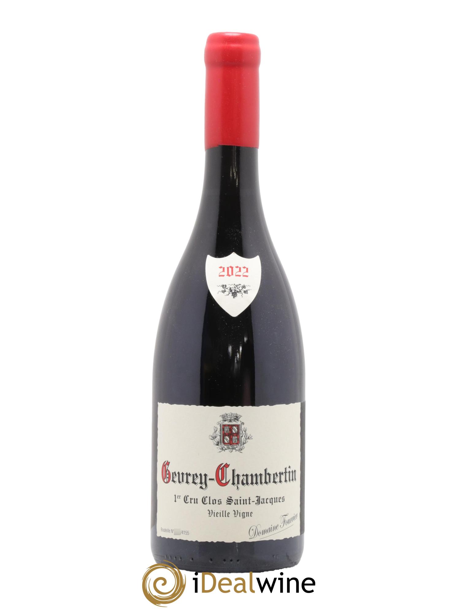 Gevrey-Chambertin 1er Cru Clos Saint-Jacques Vieille Vigne Fourrier (Domaine) 2022 - Lot de 1 bouteille - 0