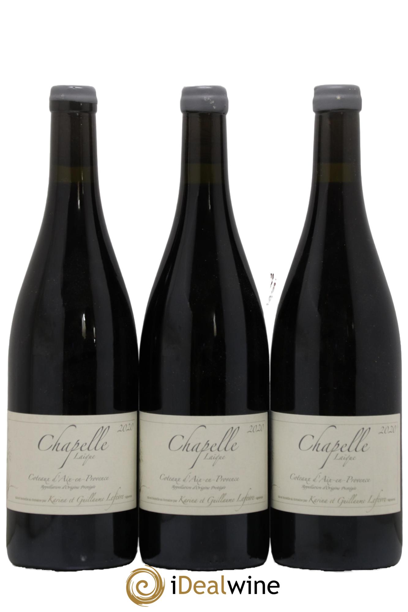Coteaux d'Aix-en-Provence Chapelle Laïque Domaine de Sulauze 2020 - Lot de 3 bouteilles - 0