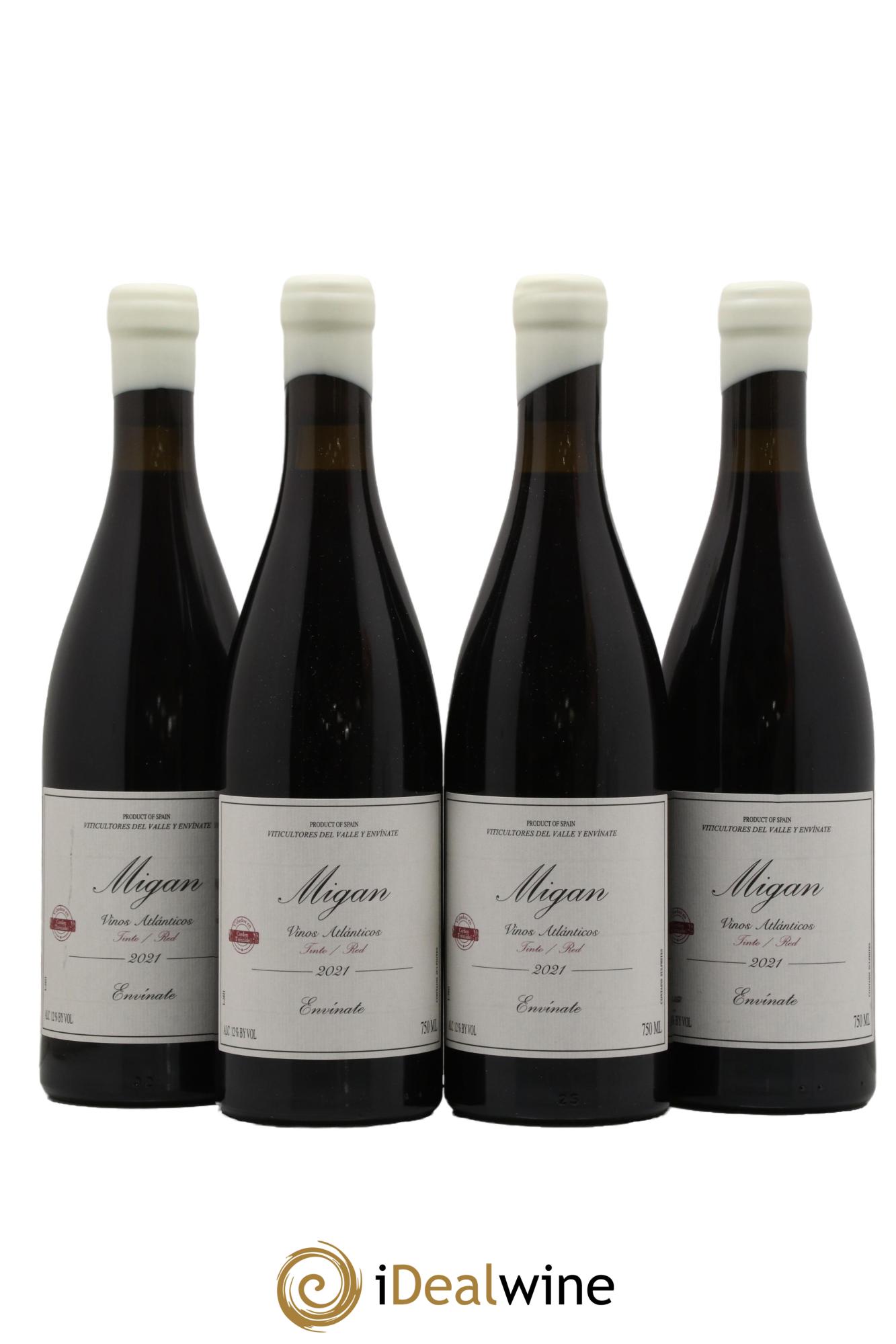 Espagne Migan Tenerife Envinate 2021 - Lot de 4 bouteilles - 0