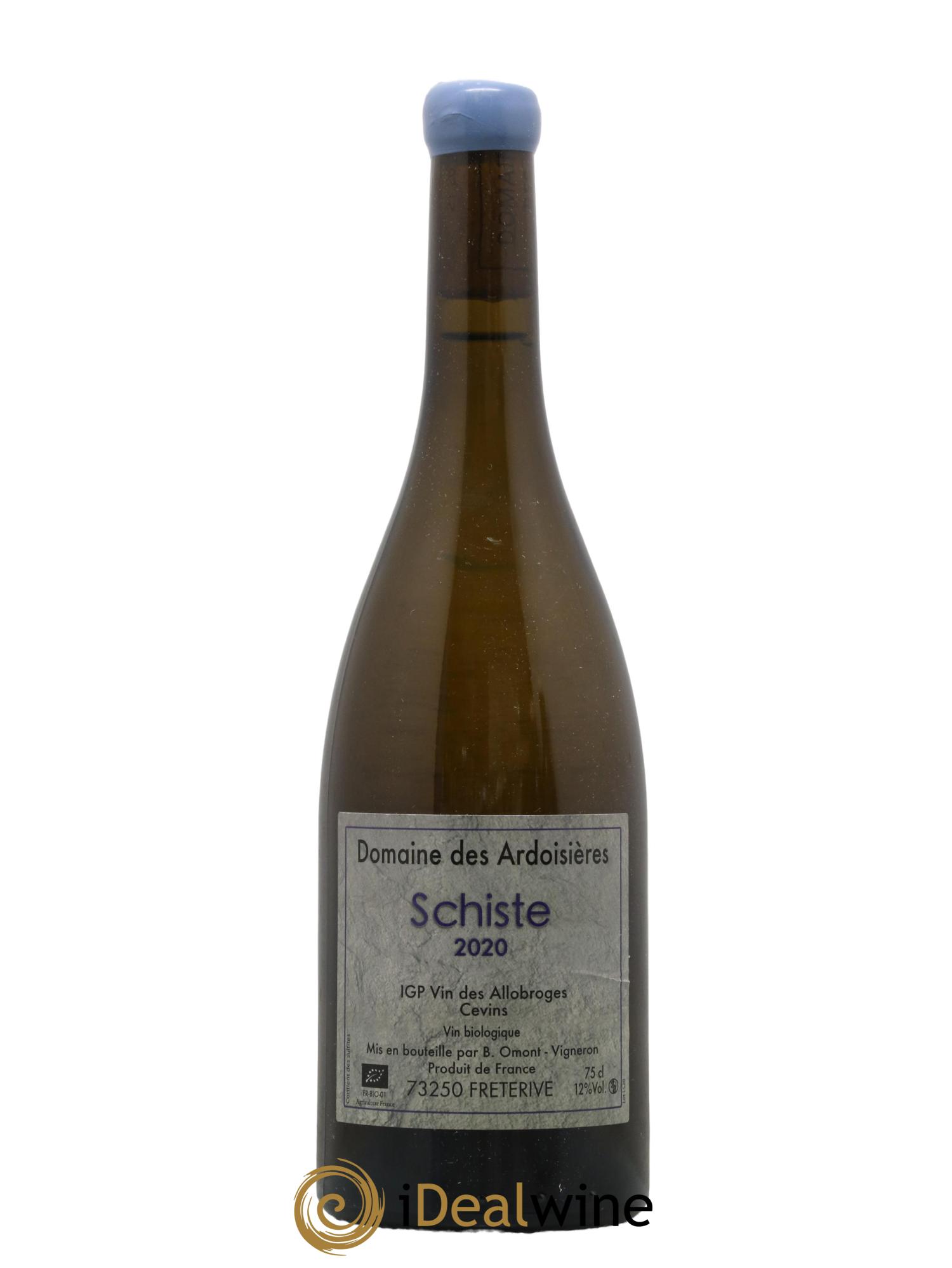 Vin des Allobroges Cevins Schiste Ardoisières (Domaine des) 2020 - Lot de 1 bouteille - 0