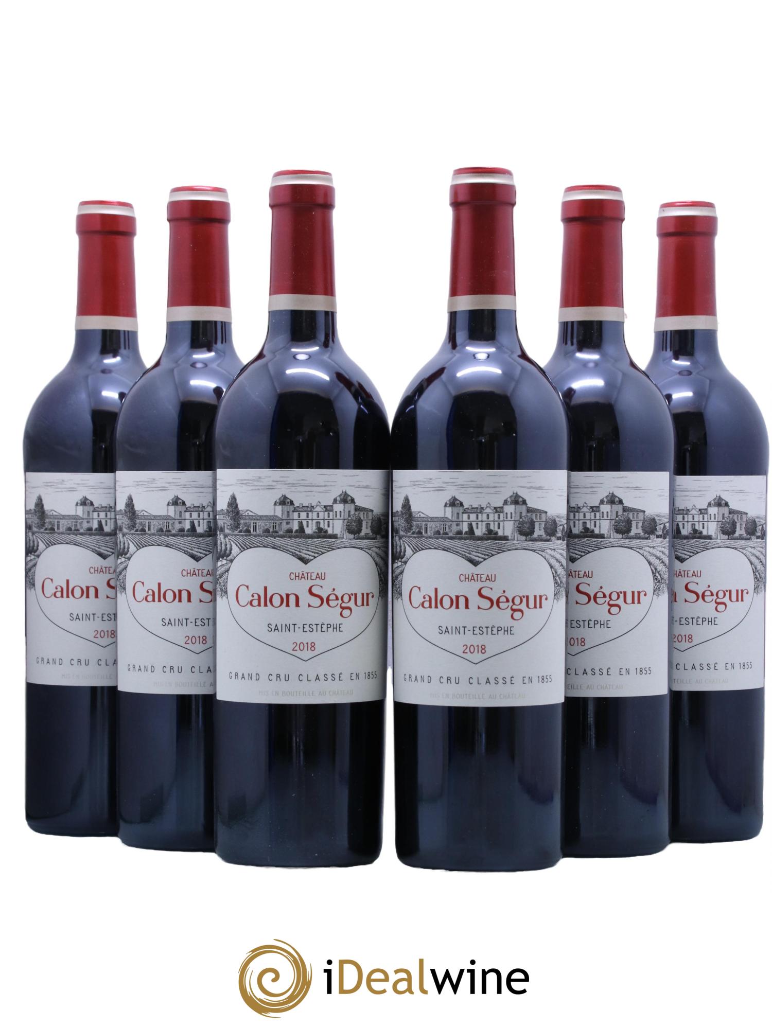 Château Calon Ségur 3ème Grand Cru Classé 2018 - Lot de 6 bouteilles - 0