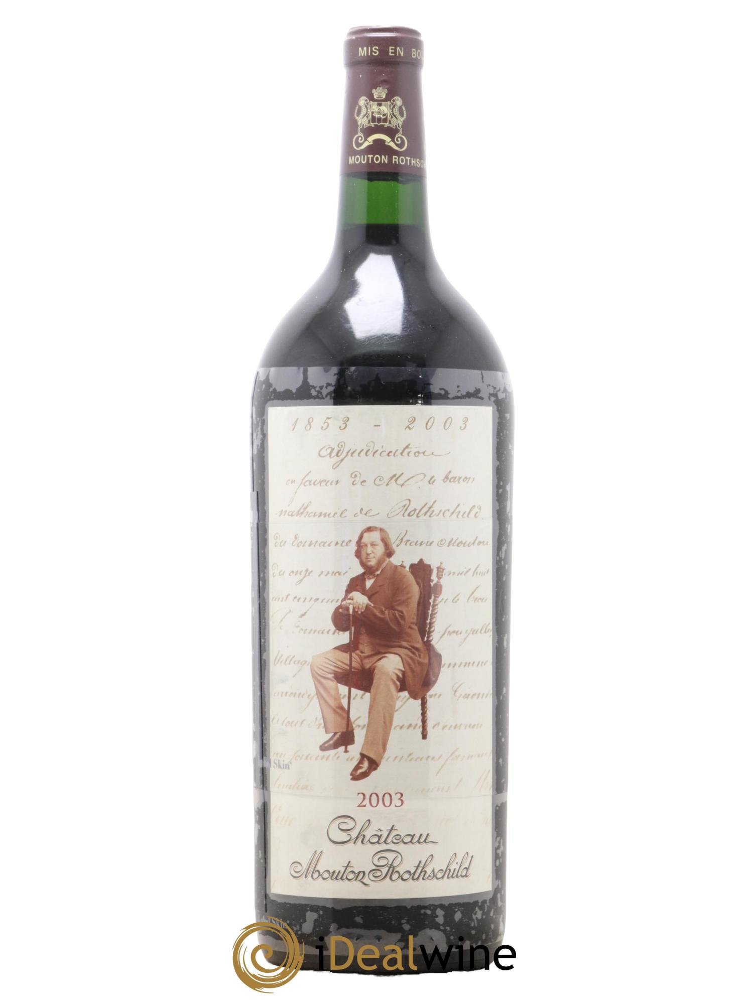 Château Mouton Rothschild 1er Grand Cru Classé 2003 - Lot de 1 magnum - 0