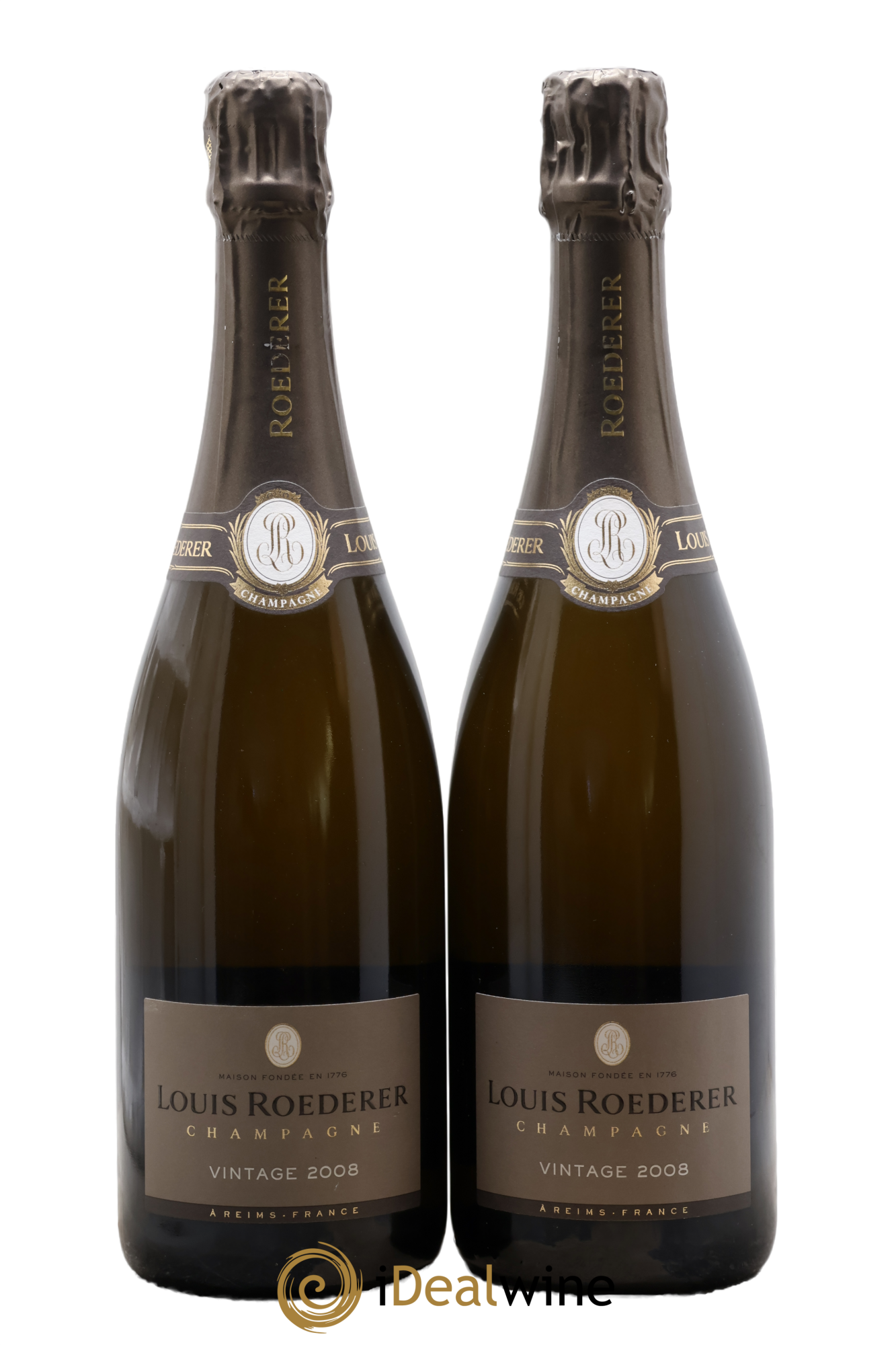 Millésimé Brut Louis Roederer 2008 - Posten von 2 Flaschen - 0