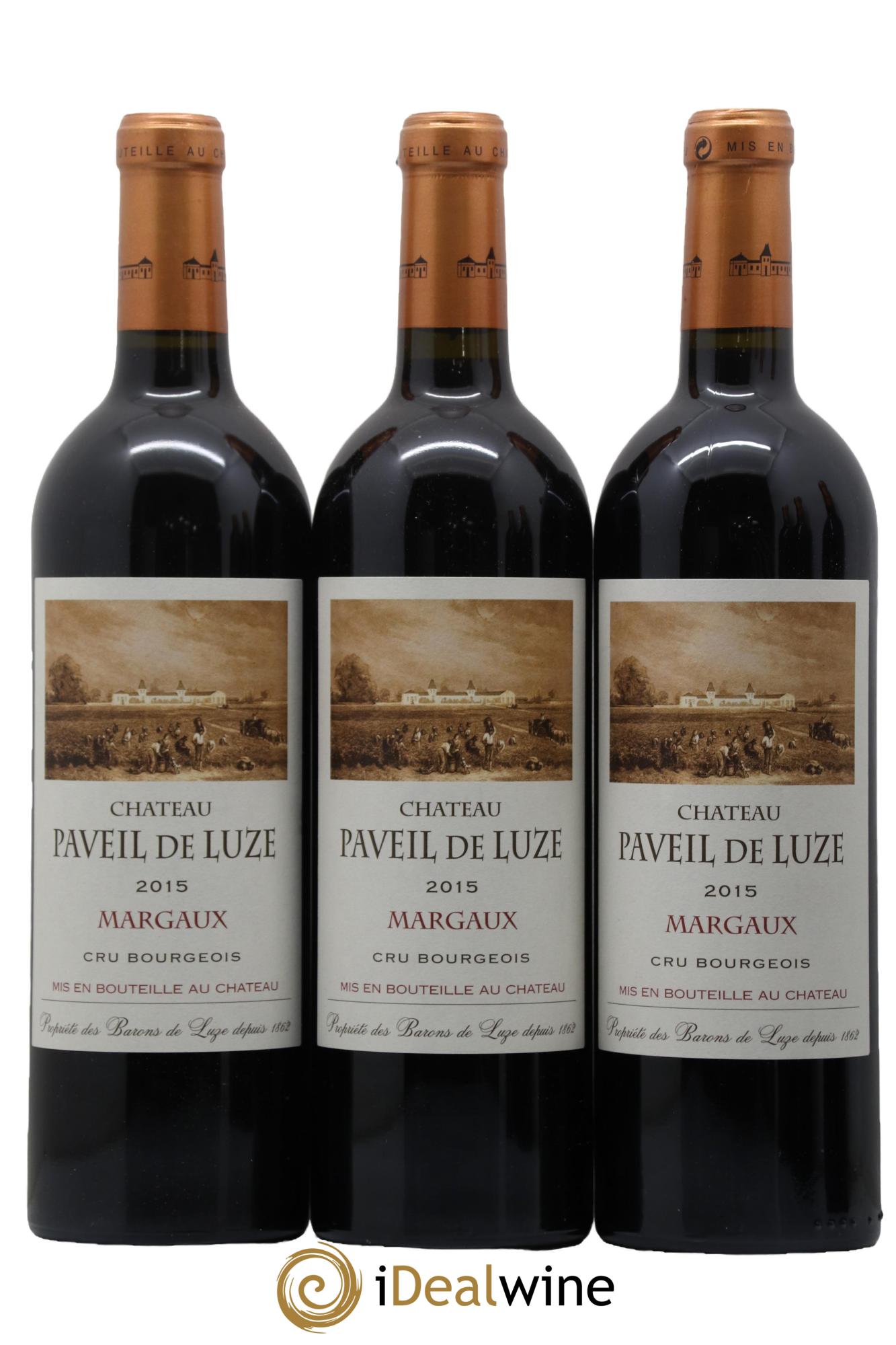 Château Paveil de Luze Cru Bourgeois 2015 - Lot of 6 bottles - 1