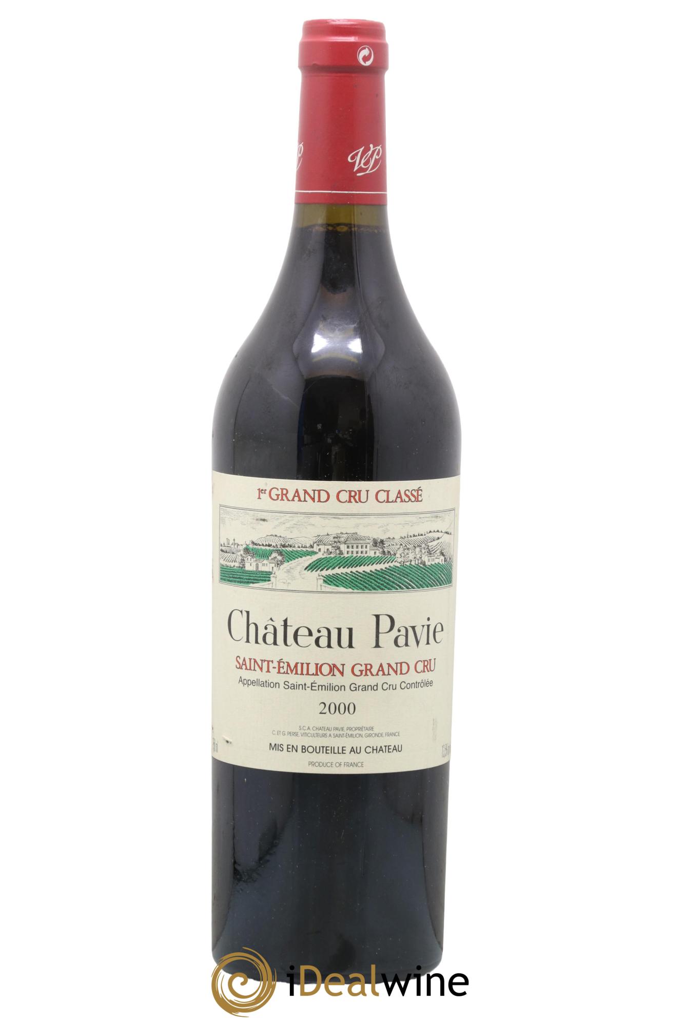 Château Pavie 1er Grand Cru Classé A 2000 - Lot de 1 bouteille - 0